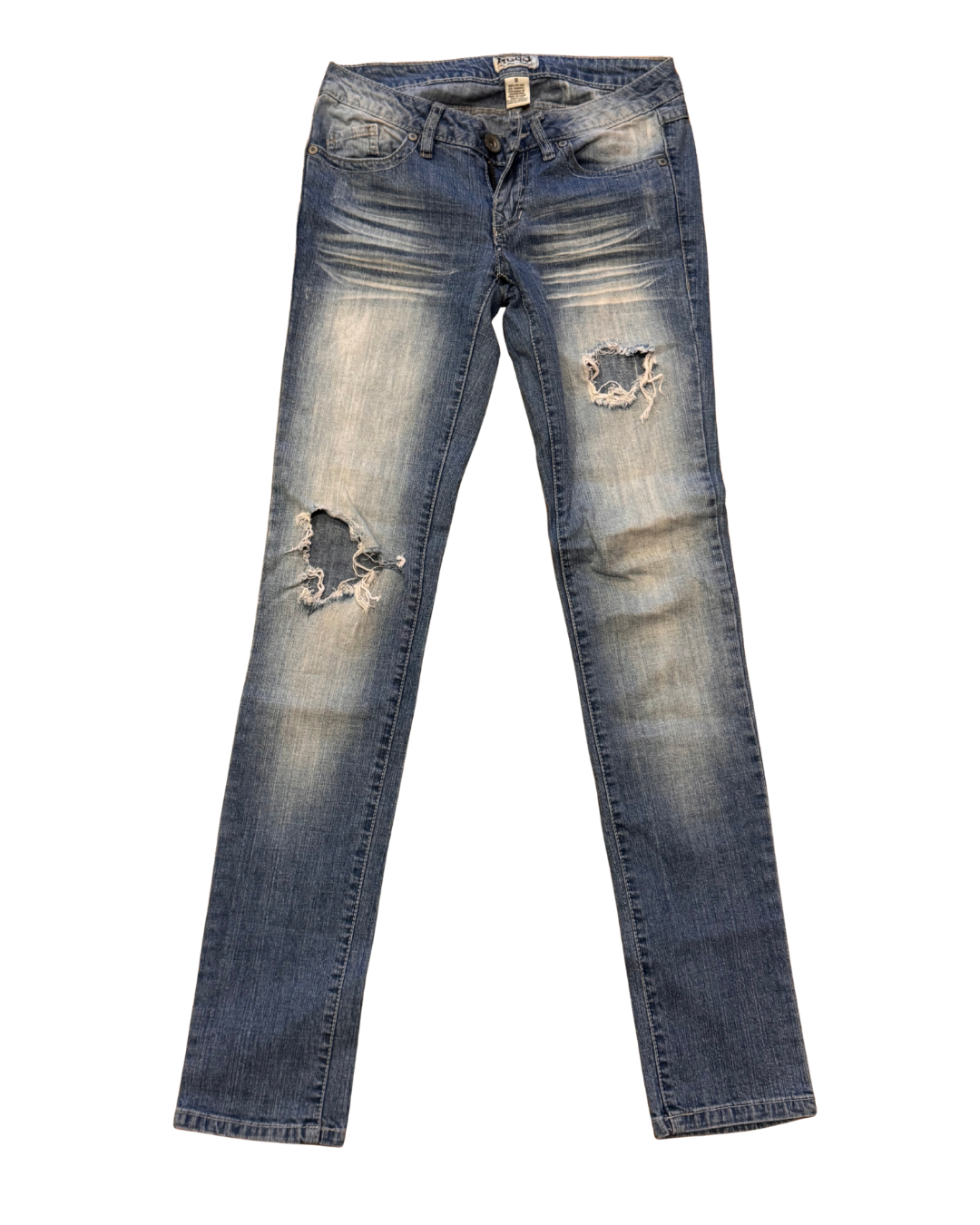 Mudd Distressed Denim Jeans Size - 0