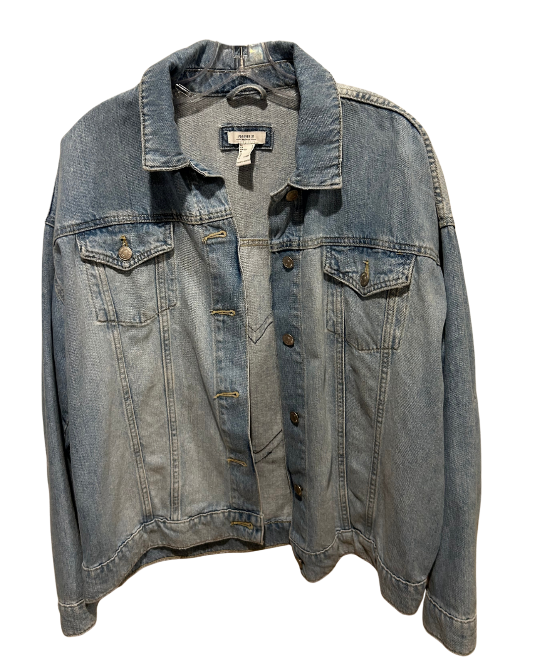 Classic Blue Denim Jacket - Size L