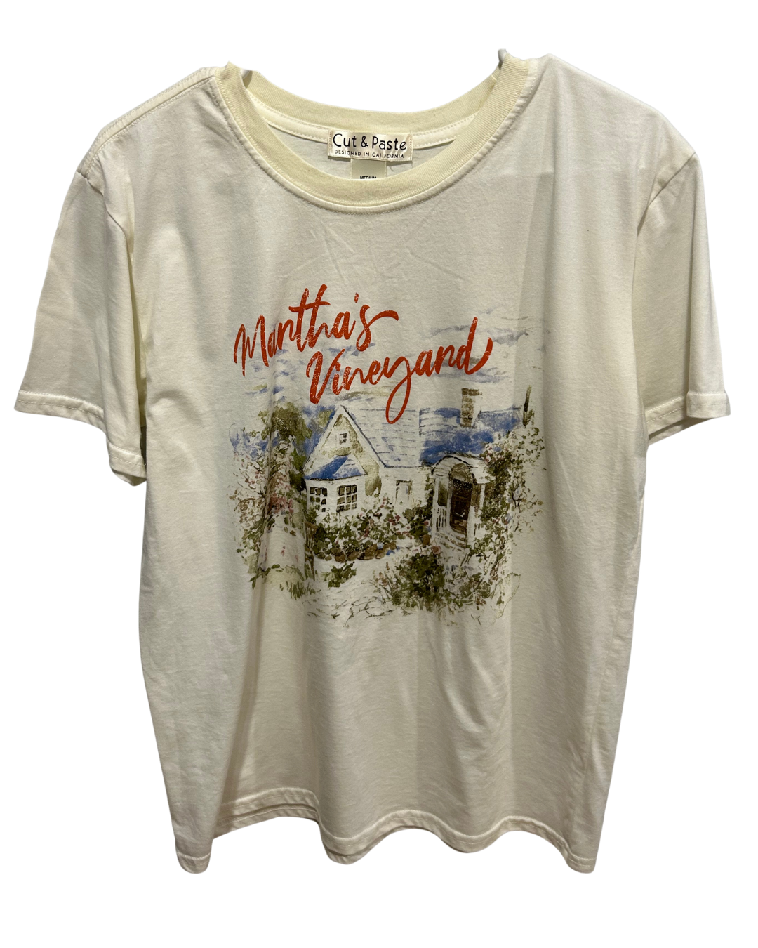 Martha's Vineyard Coastal Charm T-Shirt - Size M