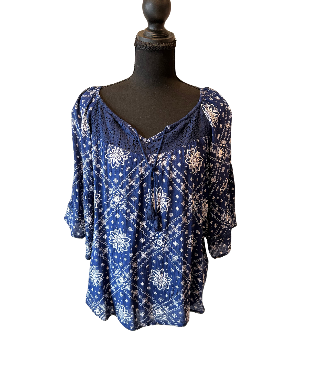 Bohemian Floral Print Top Size 18/20