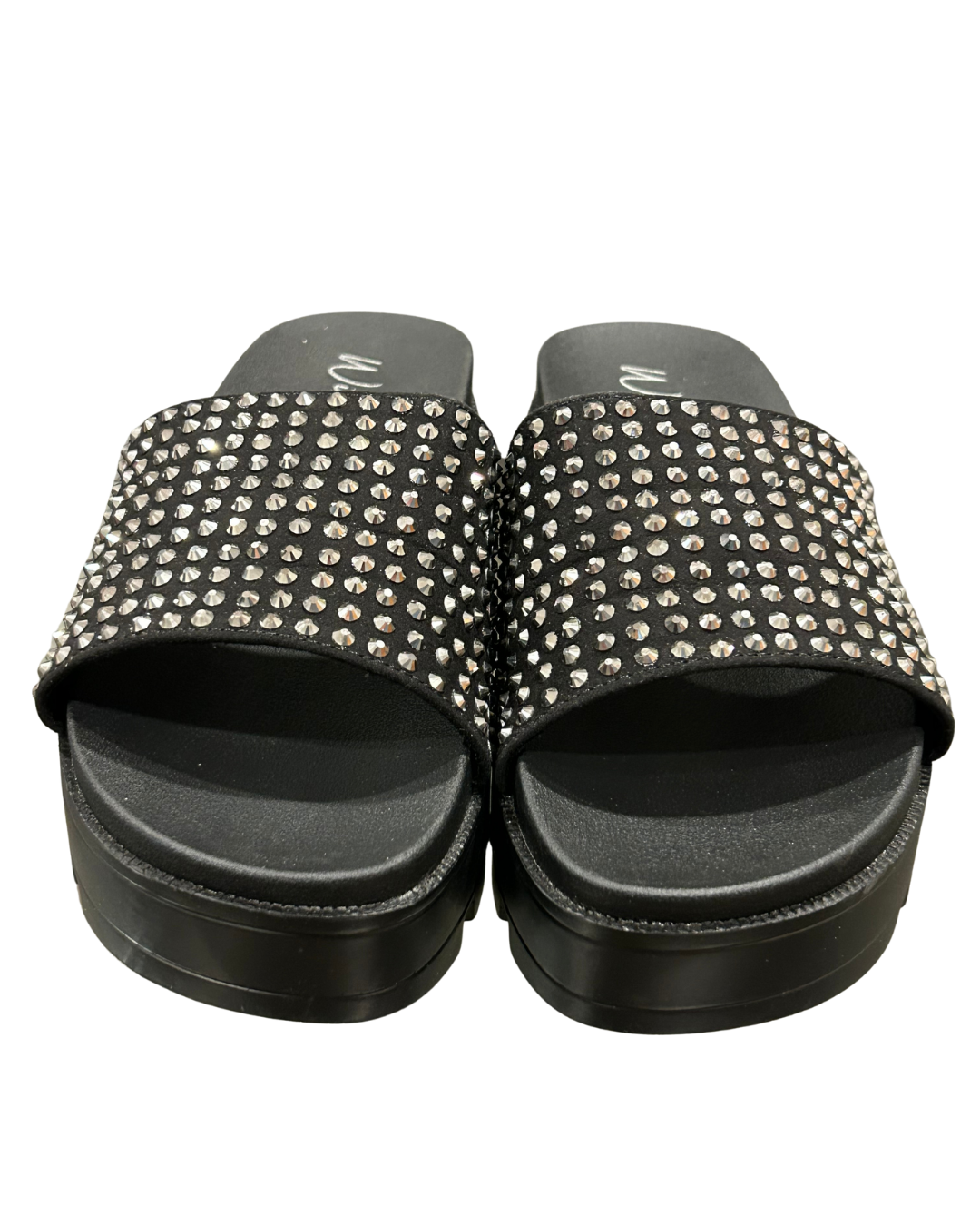 Glam Rhinestone Platform Sandals Size - 8