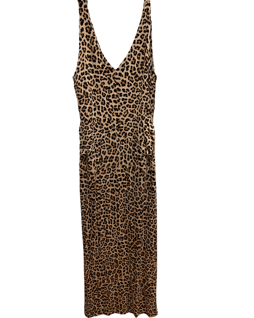 Wild Elegance Leopard Print Dress - Size L