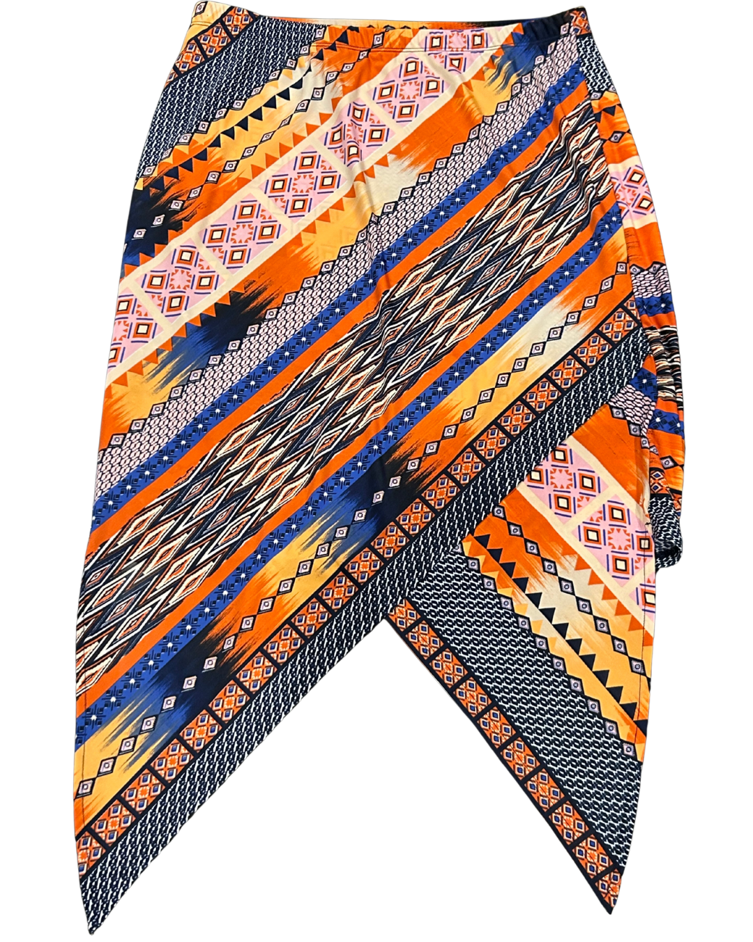 Aztec-Inspired Multicolor Skirt - Small