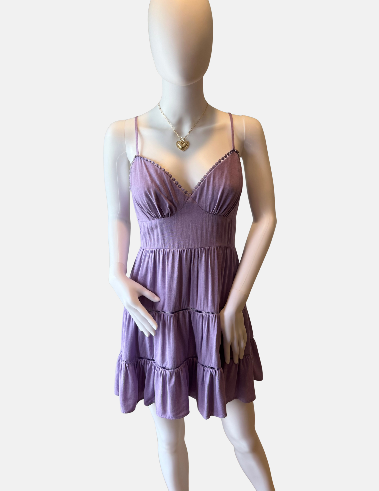 Lavender Bliss Tiered Sundress Size - M