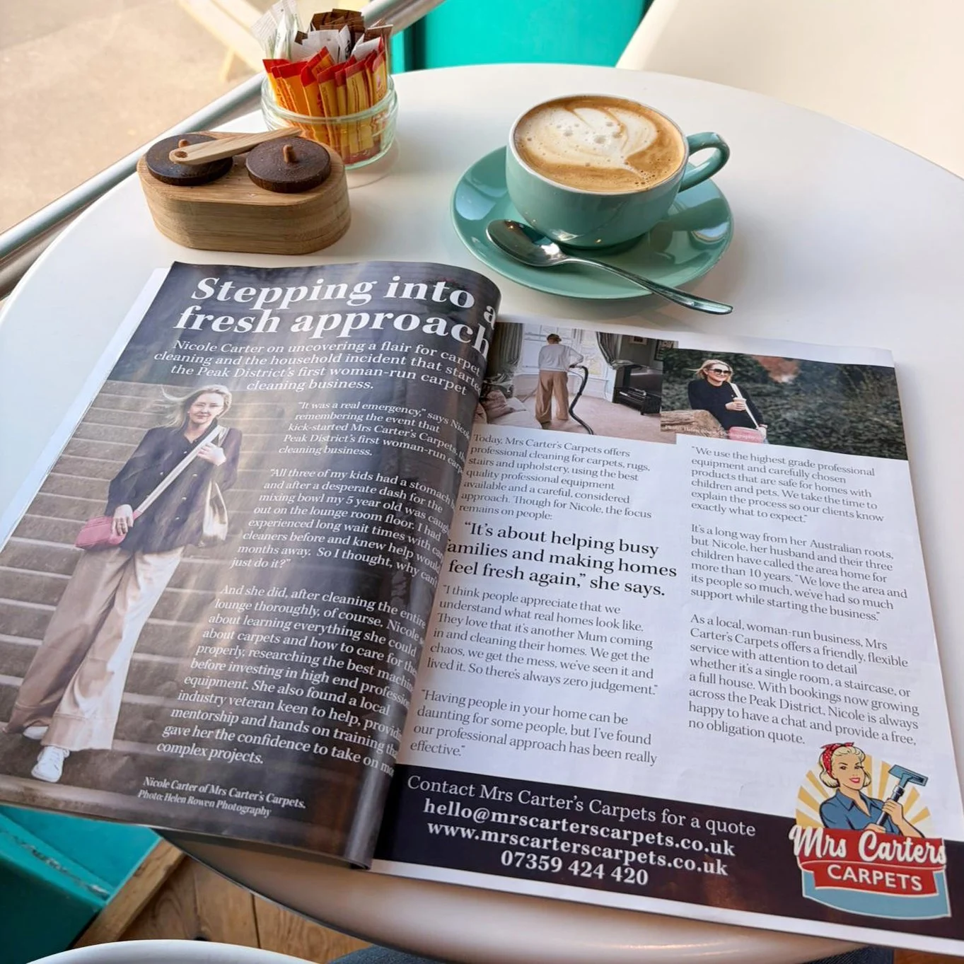 Read all about it! We're in the latest edition of the marvellous local publication  @reflectionsmag see the link in our bio to have a read, we're on pages 12 and 13.

Special thanks  to super star photographer @helenrowanphotography  for the images, 