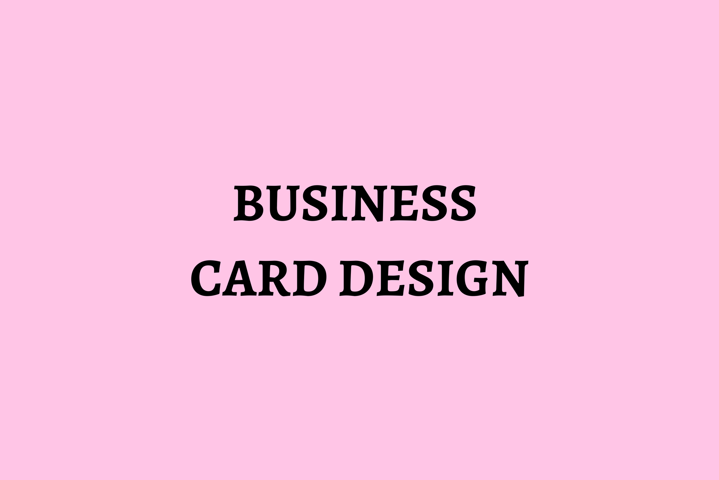 Business Card Design