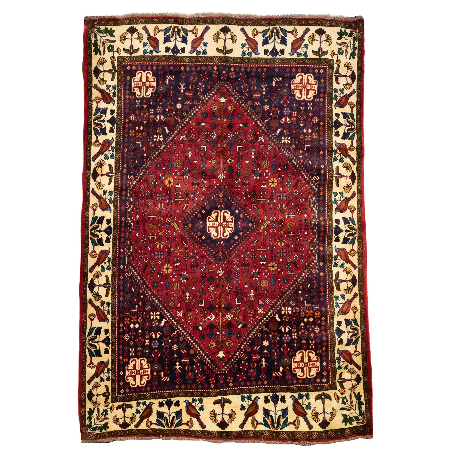 Persian Qashqai Tree of Life Rug – 300 × 200 cm