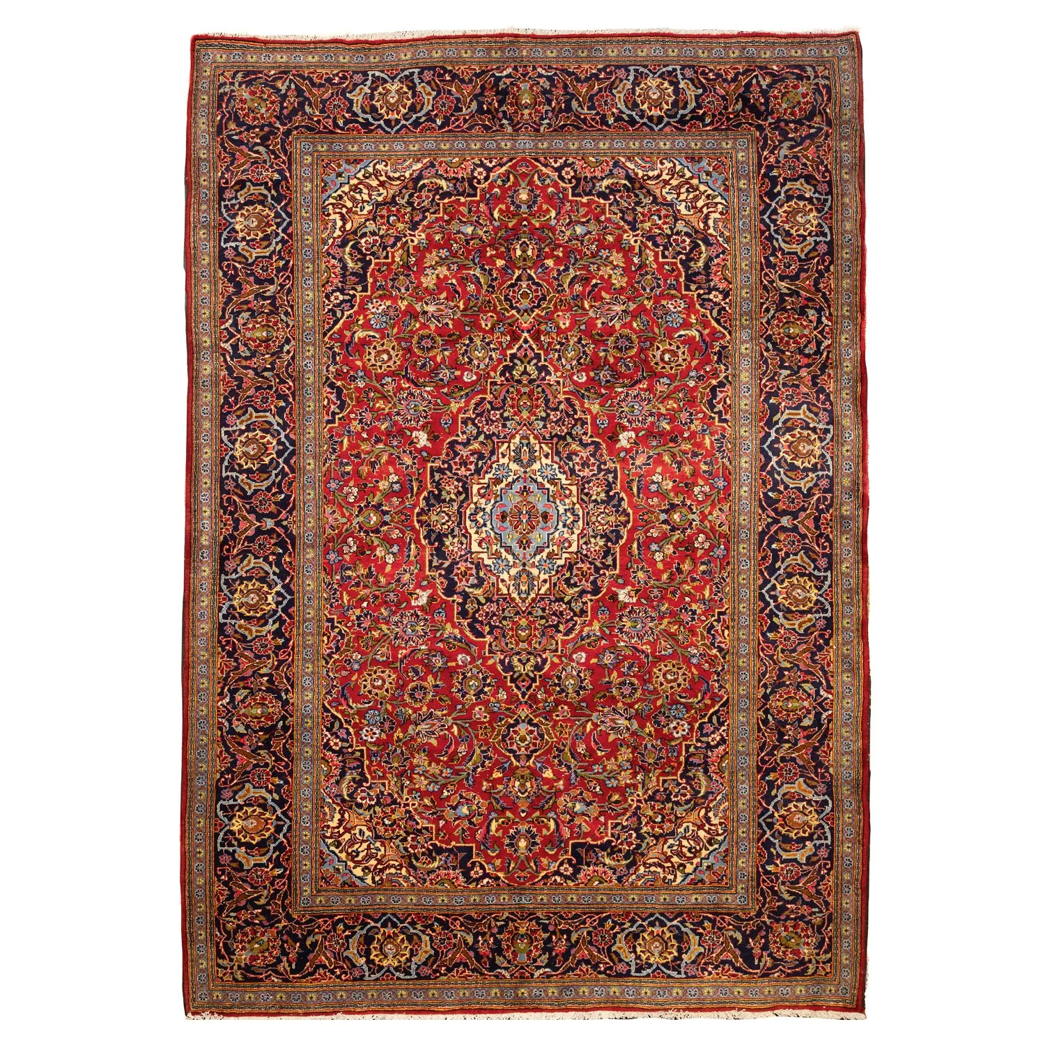 Traditional Persian Kashan Rug – 300 × 210 cm