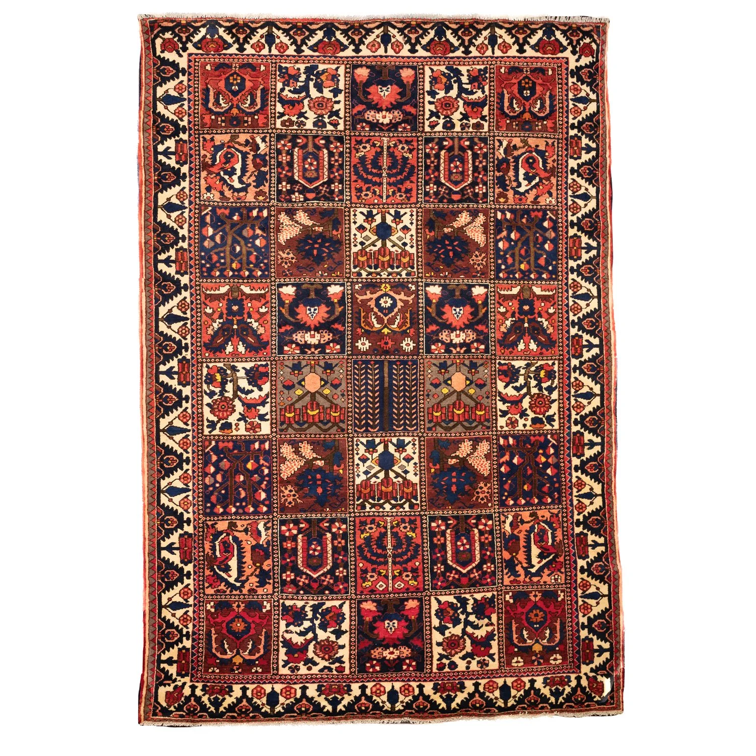 Persian Bakhtiari Garden Rug – 300 × 205 cm