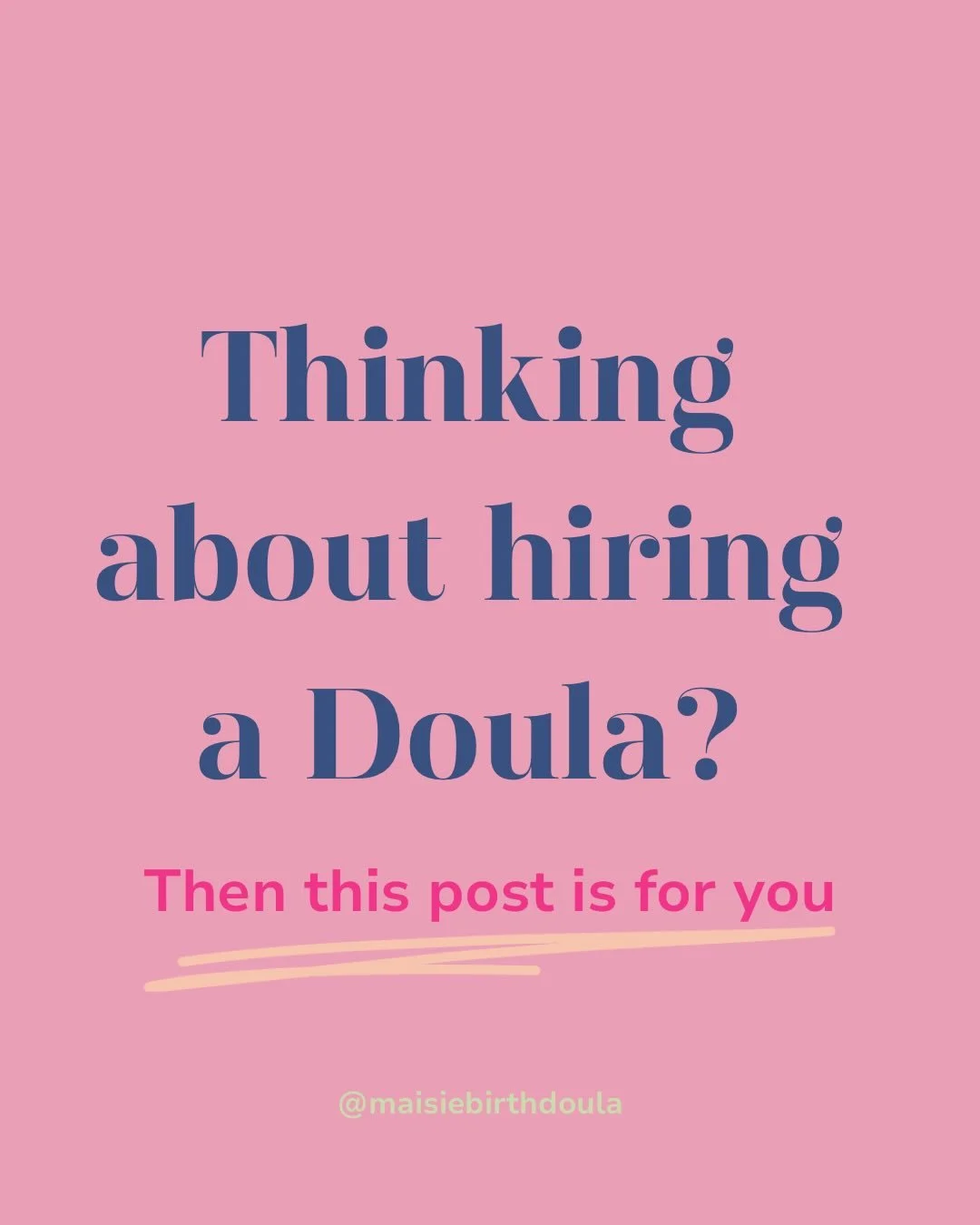 Thinking about hiring a doula? 👀
Read this first&hellip;

This isn&rsquo;t just &ldquo;extra support&rdquo; - it&rsquo;s evidence-based.

A large review from the Cochrane Collaboration (15,000+ births) found that continuous support in labour is link