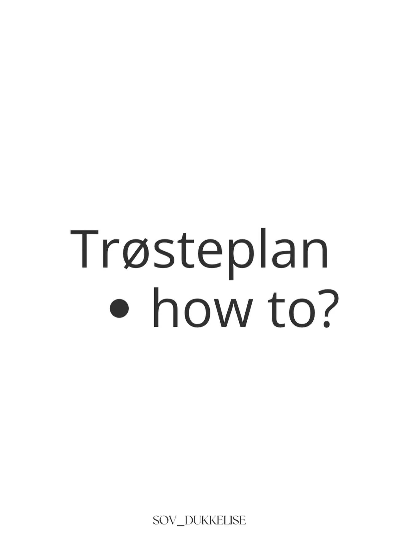 Vores egen tr&oslash;steplan indeholder stadig en del m&aelig;lk &ndash; is&aelig;r til natten 🖤
Men n&aring;r Manfred har spist f&aelig;rdig, s&aring; starter jeg altid med : sut, en nusseklud, nusse og kys i panden og White noise og videre til Tju