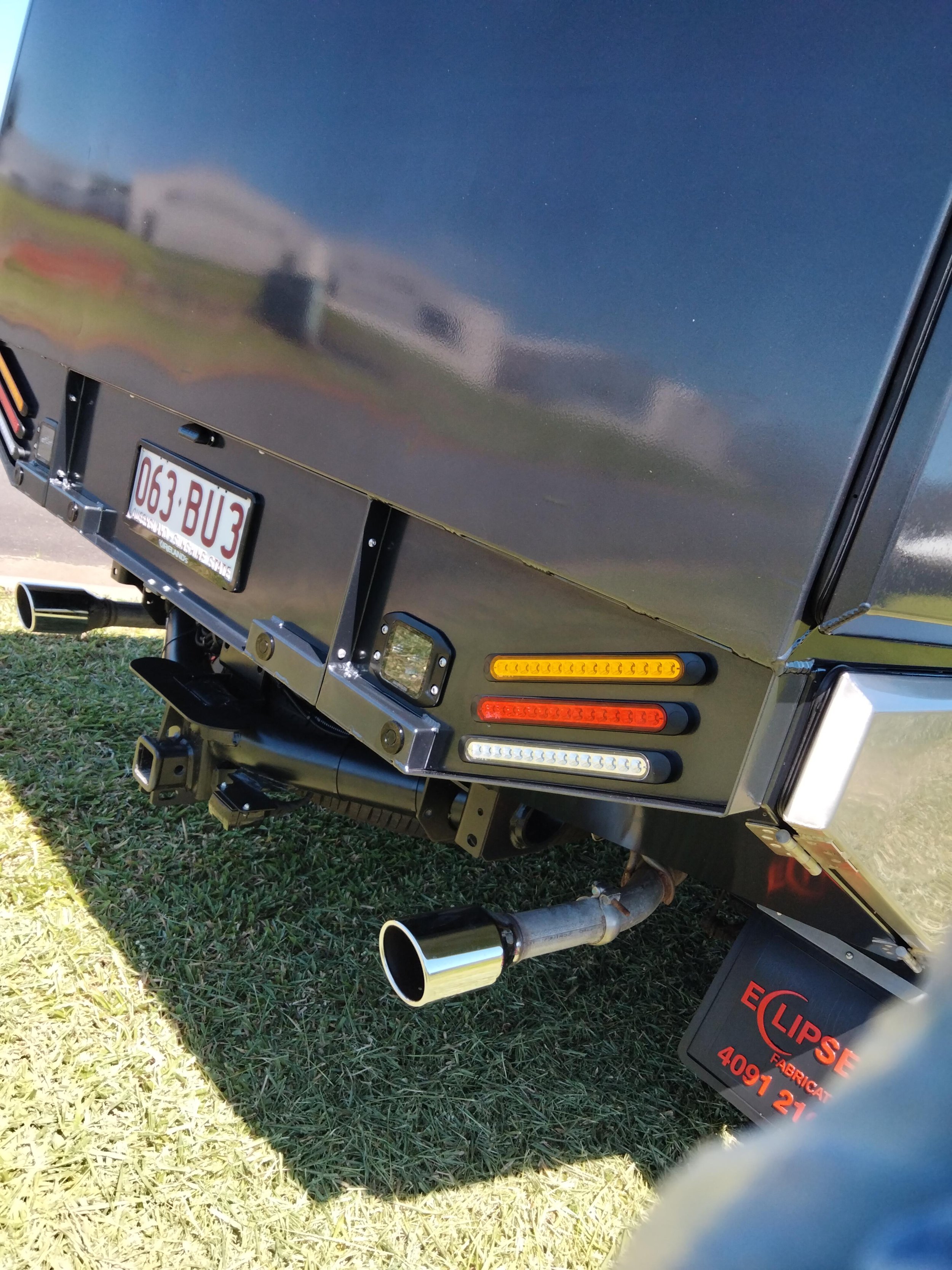 Heavy-duty custom aluminium ute tray fabricated by Eclipse Fabrication in Atherton, Far North Queensland