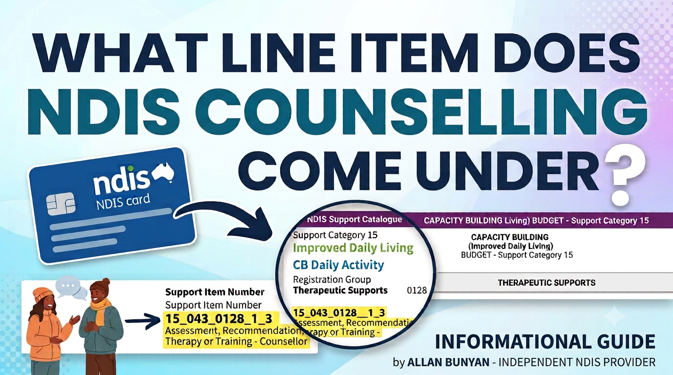 What Line Item Does NDIS Counselling Come Under?
