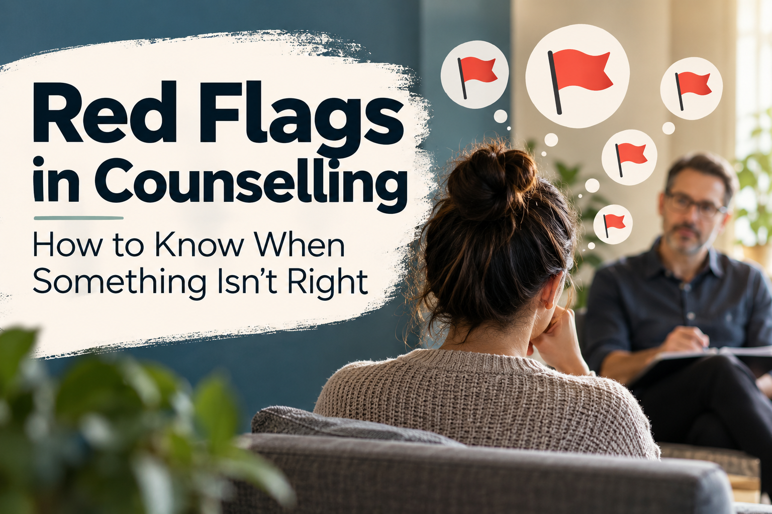 Red Flags in Counselling: How to Know When Something Isn’t Right