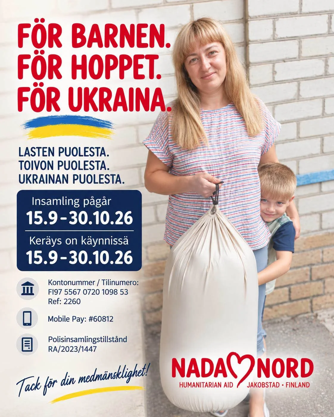 För barnen. För Hoppet. För Ukraina.