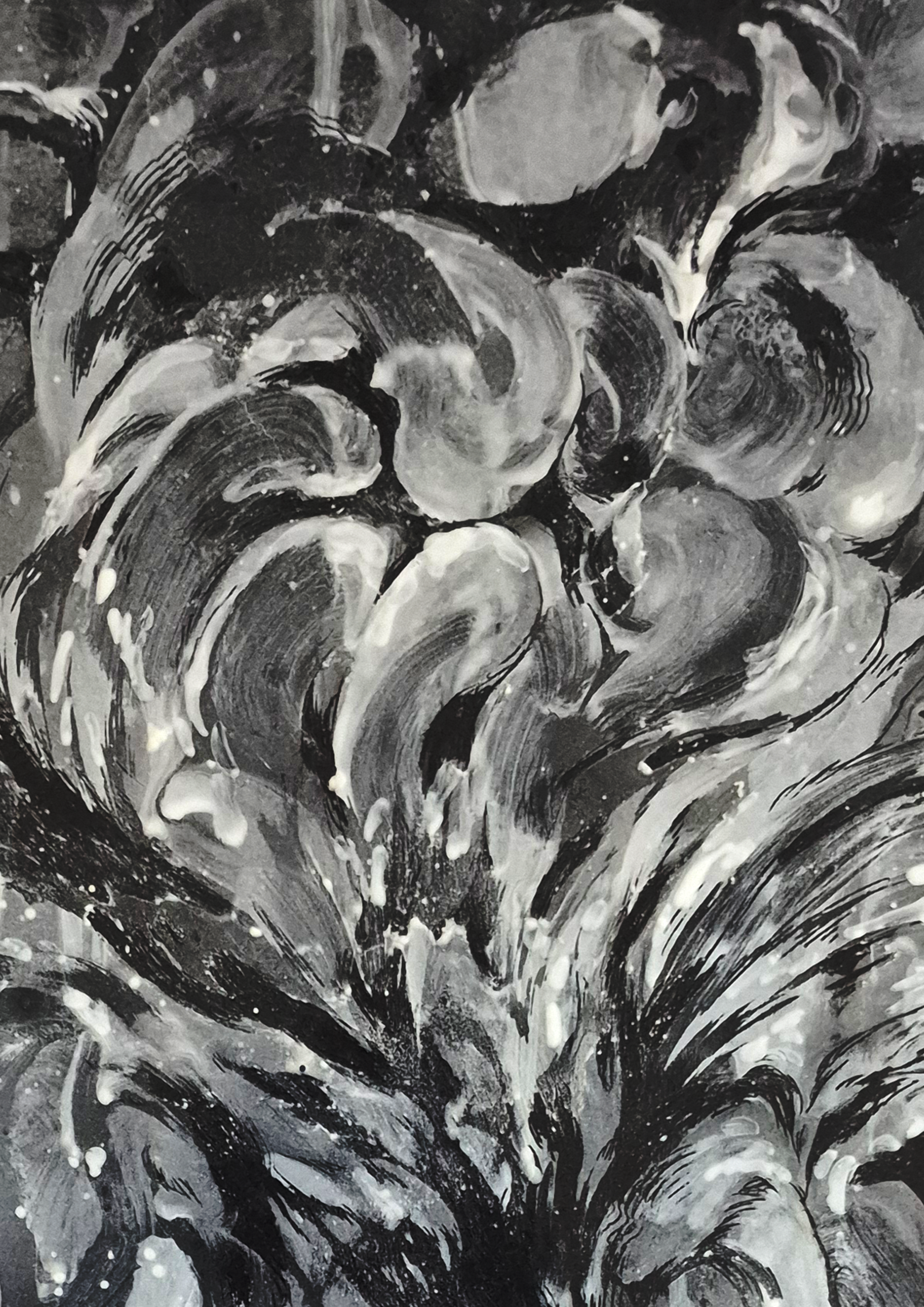 REGROW, 2025, Enamel Fine Art, Close up 3, Dorota Kaustová