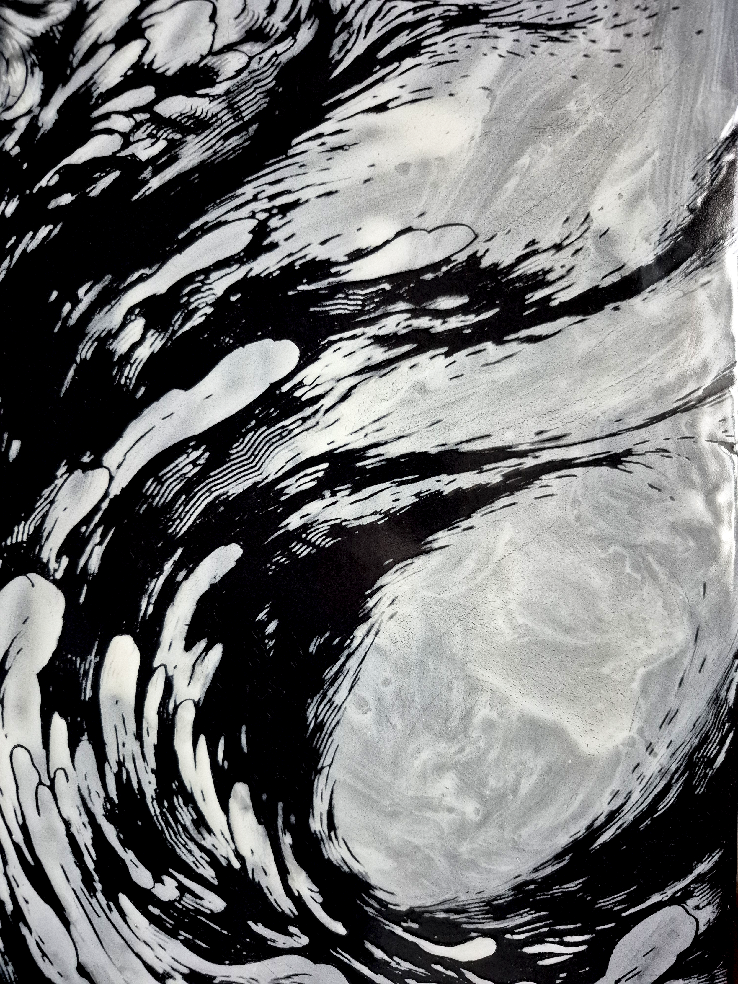 IMMOLATE,2026, FINE ART ENAMEL, CLOSE UP 8, DOROTA KAUSTOVÁ