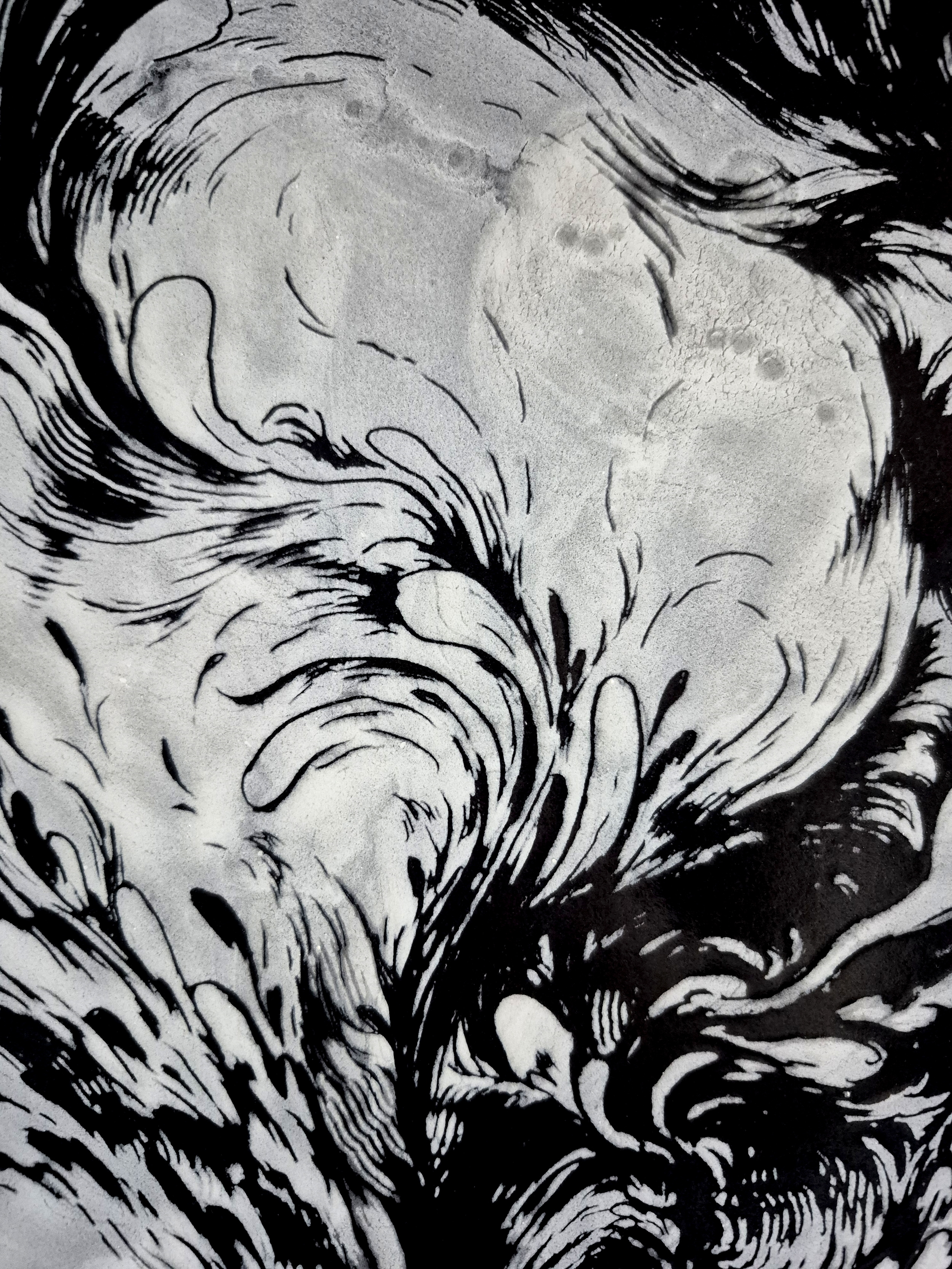 IMMOLATE,2026, FINE ART ENAMEL, CLOSE UP 5, DOROTA KAUSTOVÁ