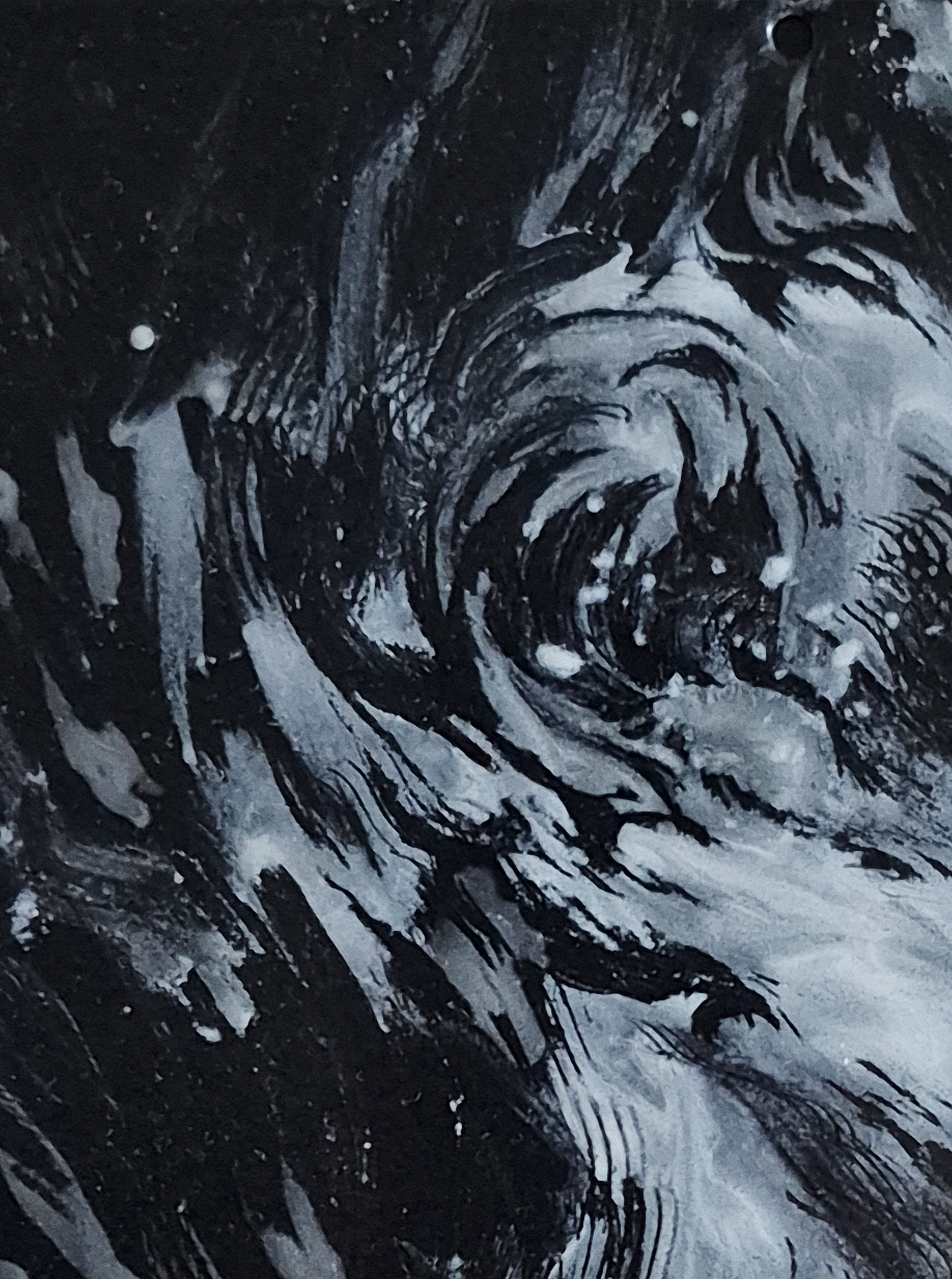 RESHAPING, 2025, Enamel Fine Art, Close Up 2, Dorota Kaustová