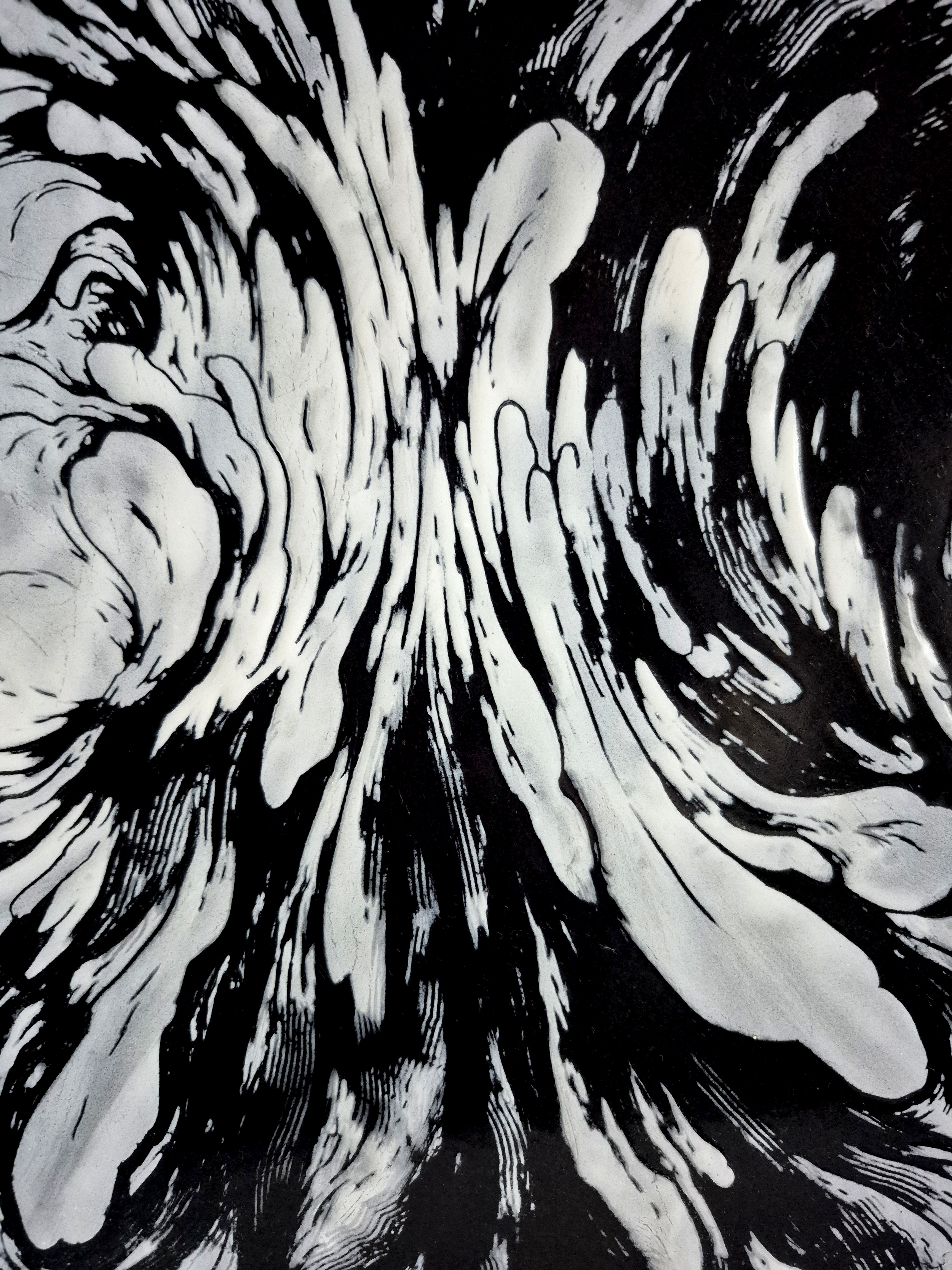 IMMOLATE,2026, FINE ART ENAMEL, CLOSE UP 9, DOROTA KAUSTOVÁ