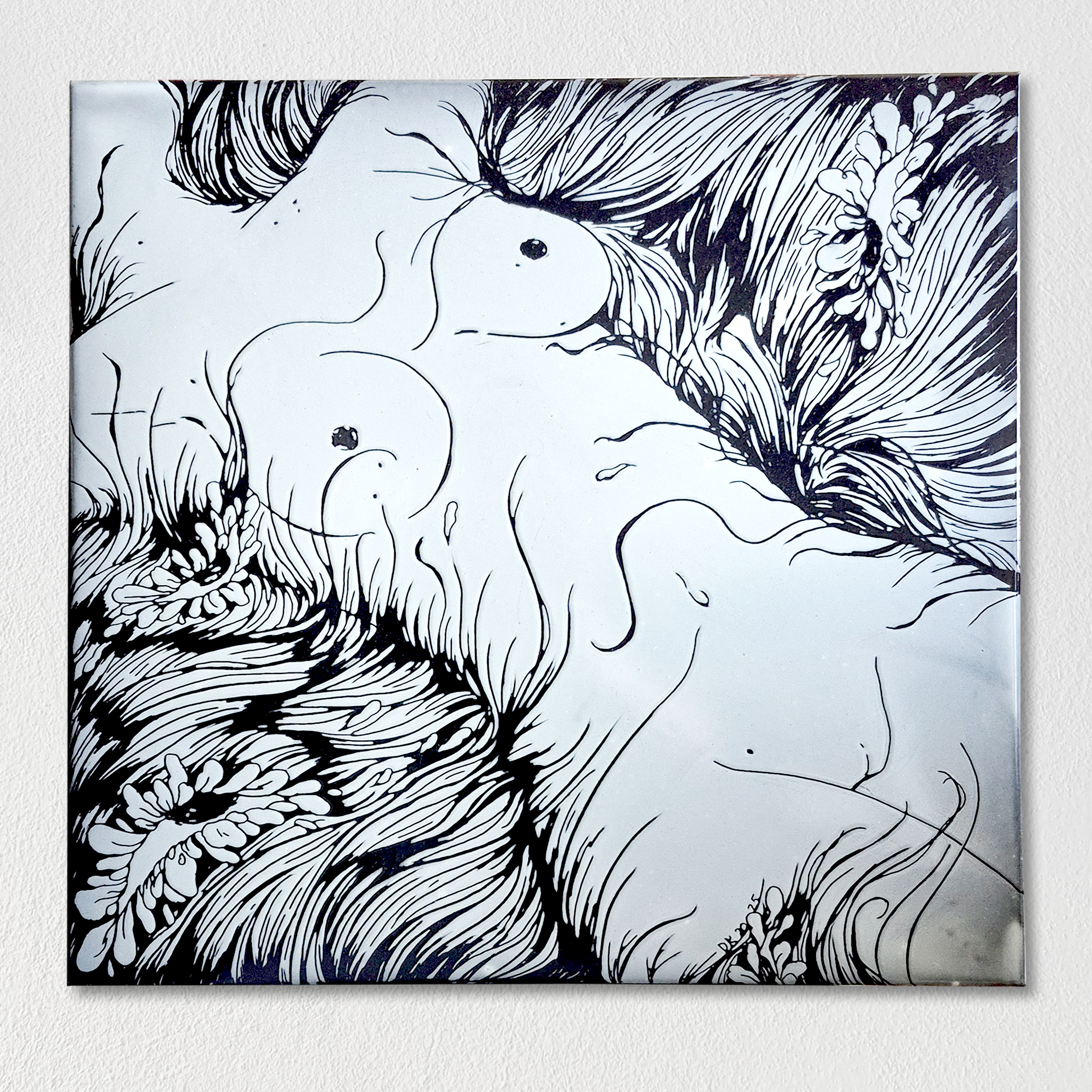 REVERIE II , 2025, Enamel Fine Art, On Wall,Dorota Kaustová