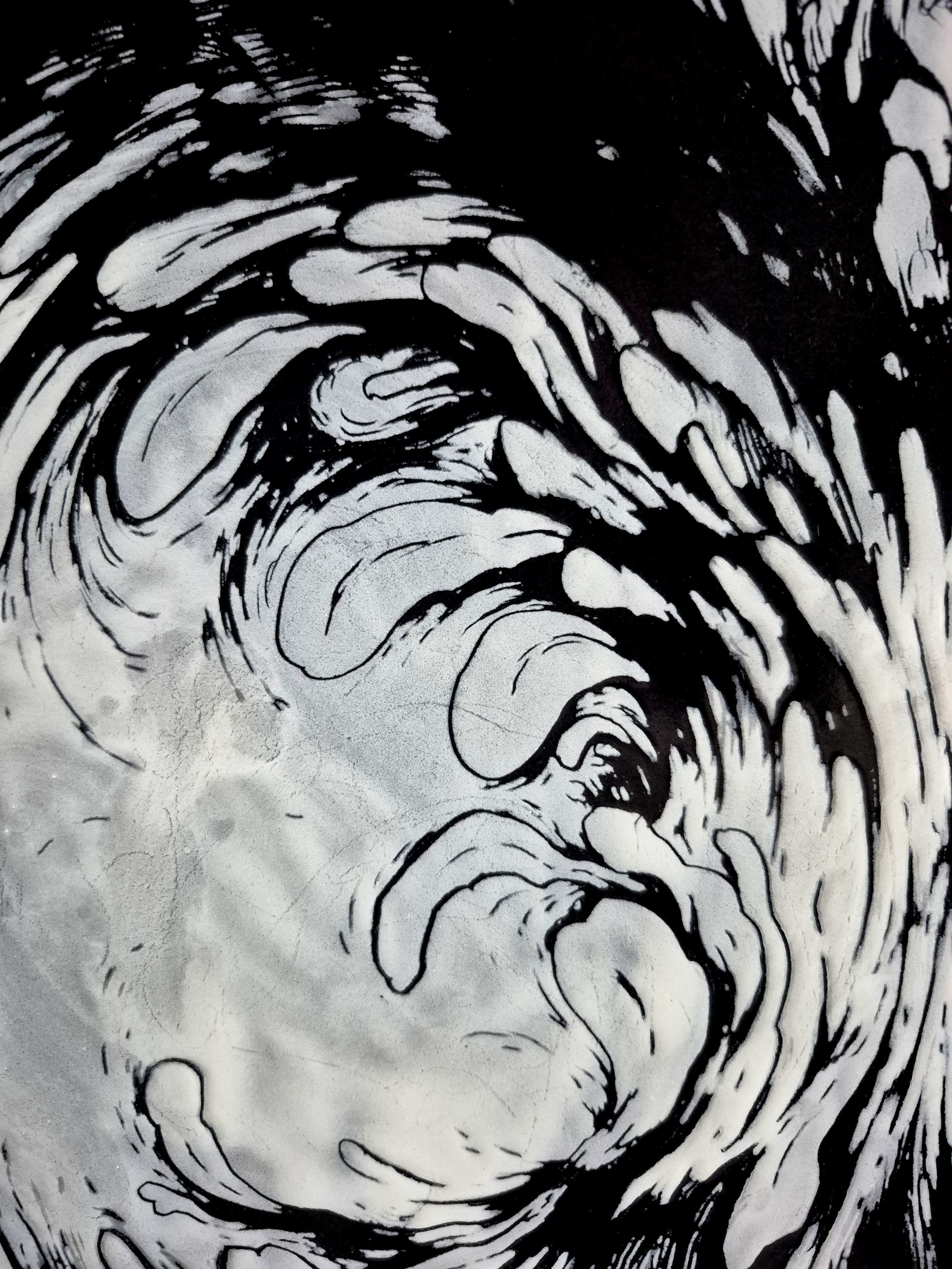 IMMOLATE,2026, FINE ART ENAMEL, CLOSE UP 10, DOROTA KAUSTOVÁ