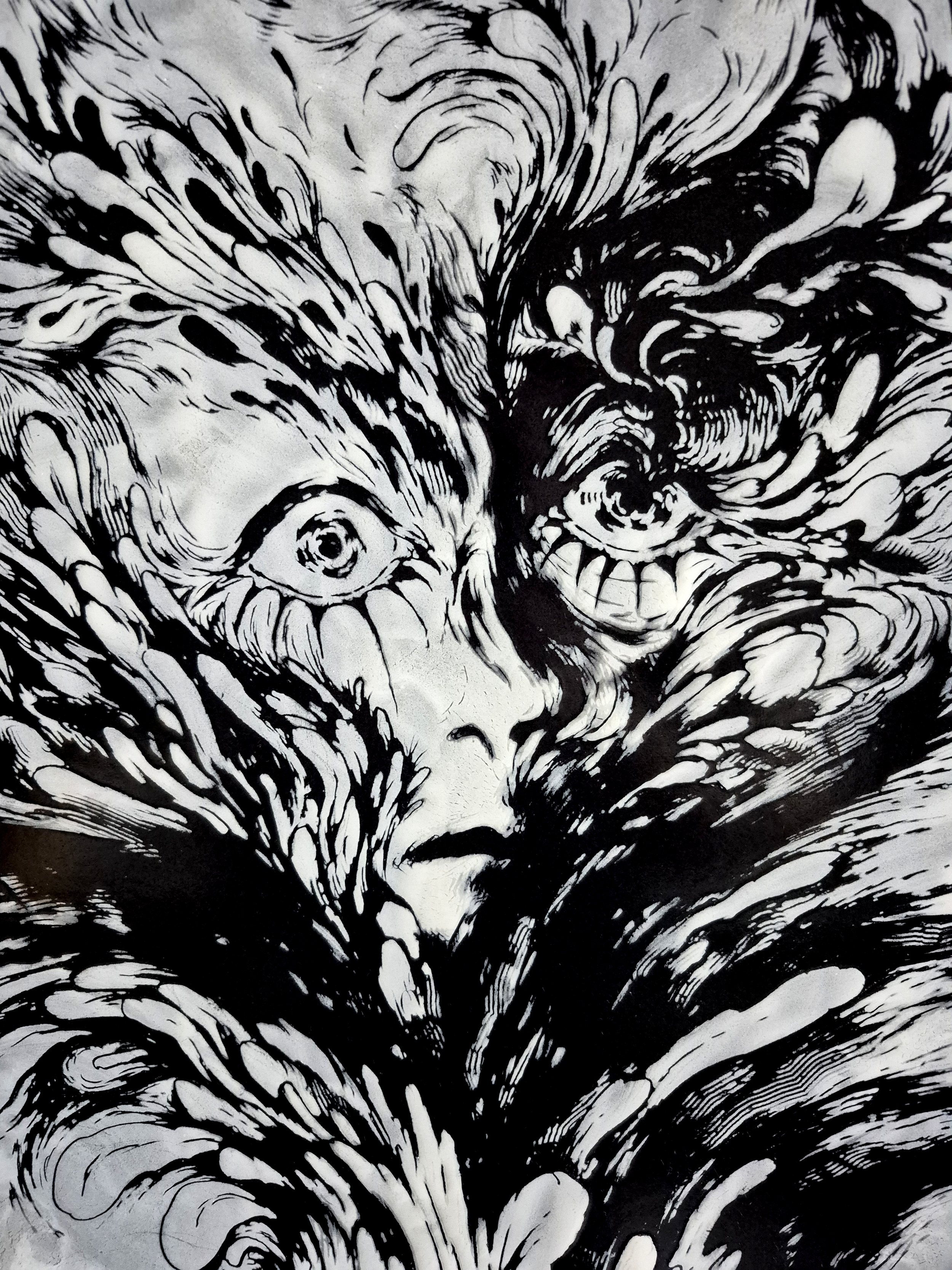 IMMOLATE,2026, FINE ART ENAMEL, CLOSE UP 2, DOROTA KAUSTOVÁ