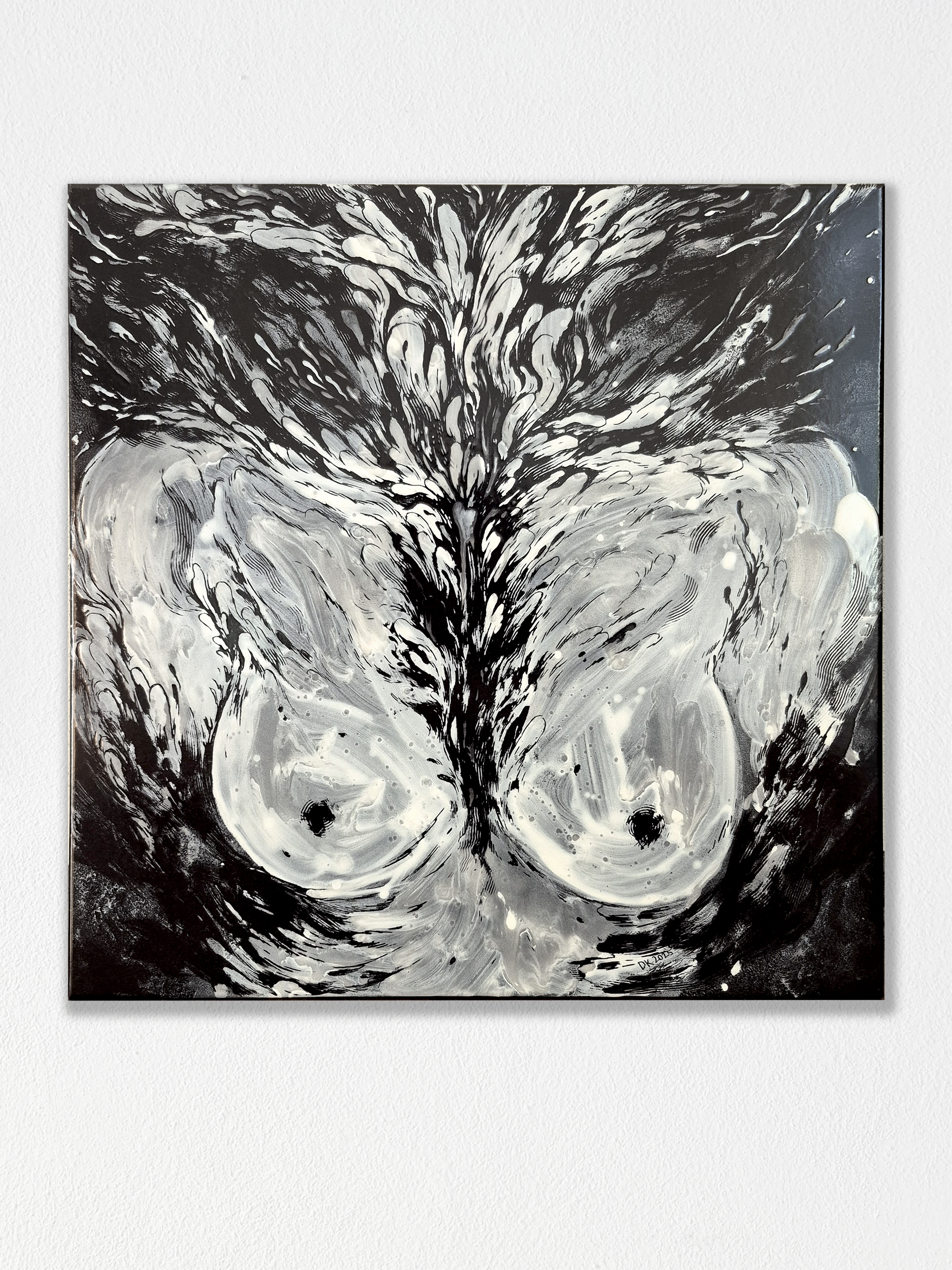 SPROUT,2026, Enamel Fine Art, On Wall, Dorota Kaustová