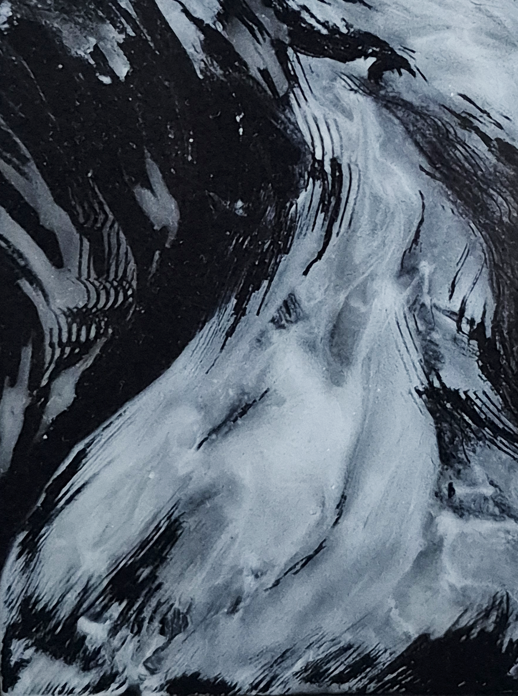 RESHAPING, 2025, Enamel Fine Art, Close Up 1, Dorota Kaustová