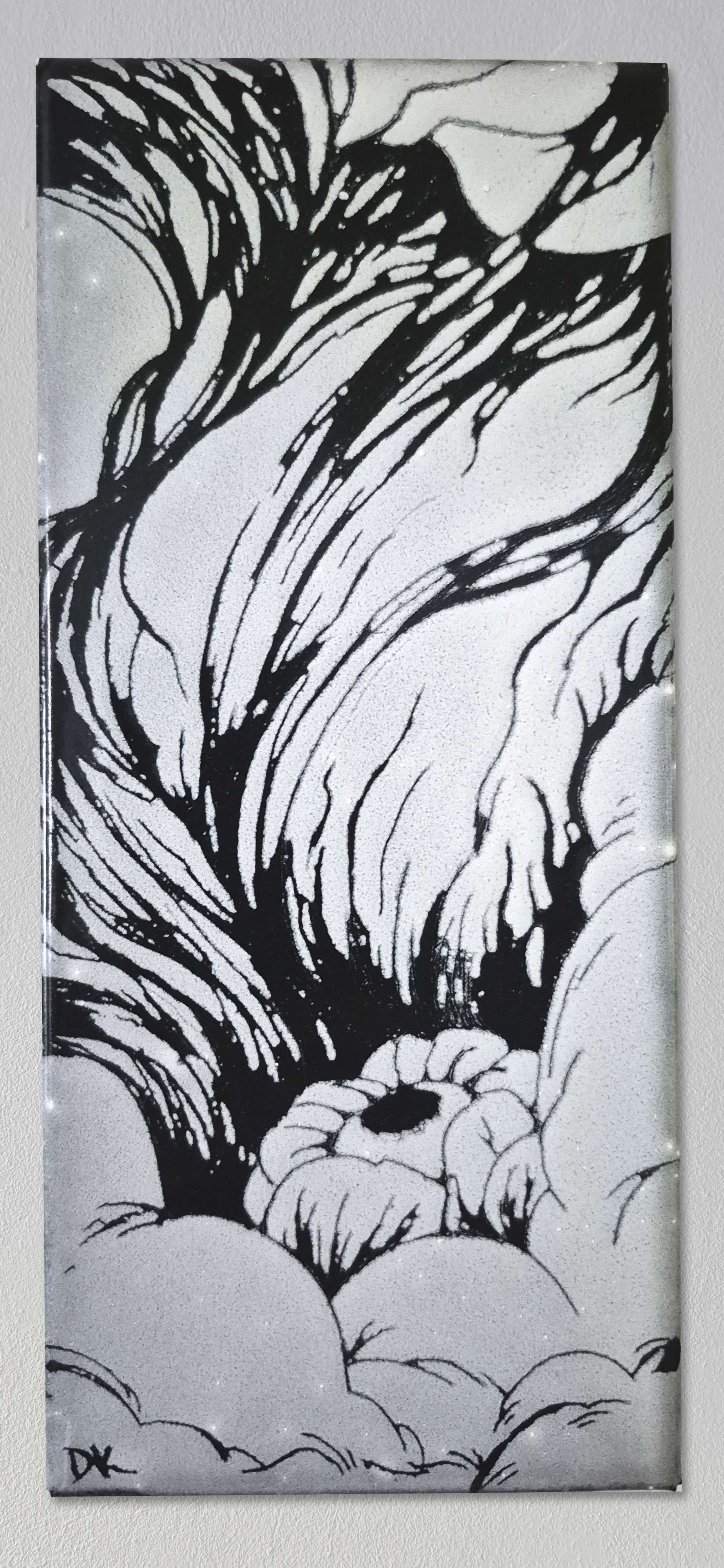 REBORN MINI SERIES,2025, 6 pieces, Enamel Fine Art, On Wall,Dorota Kaustová