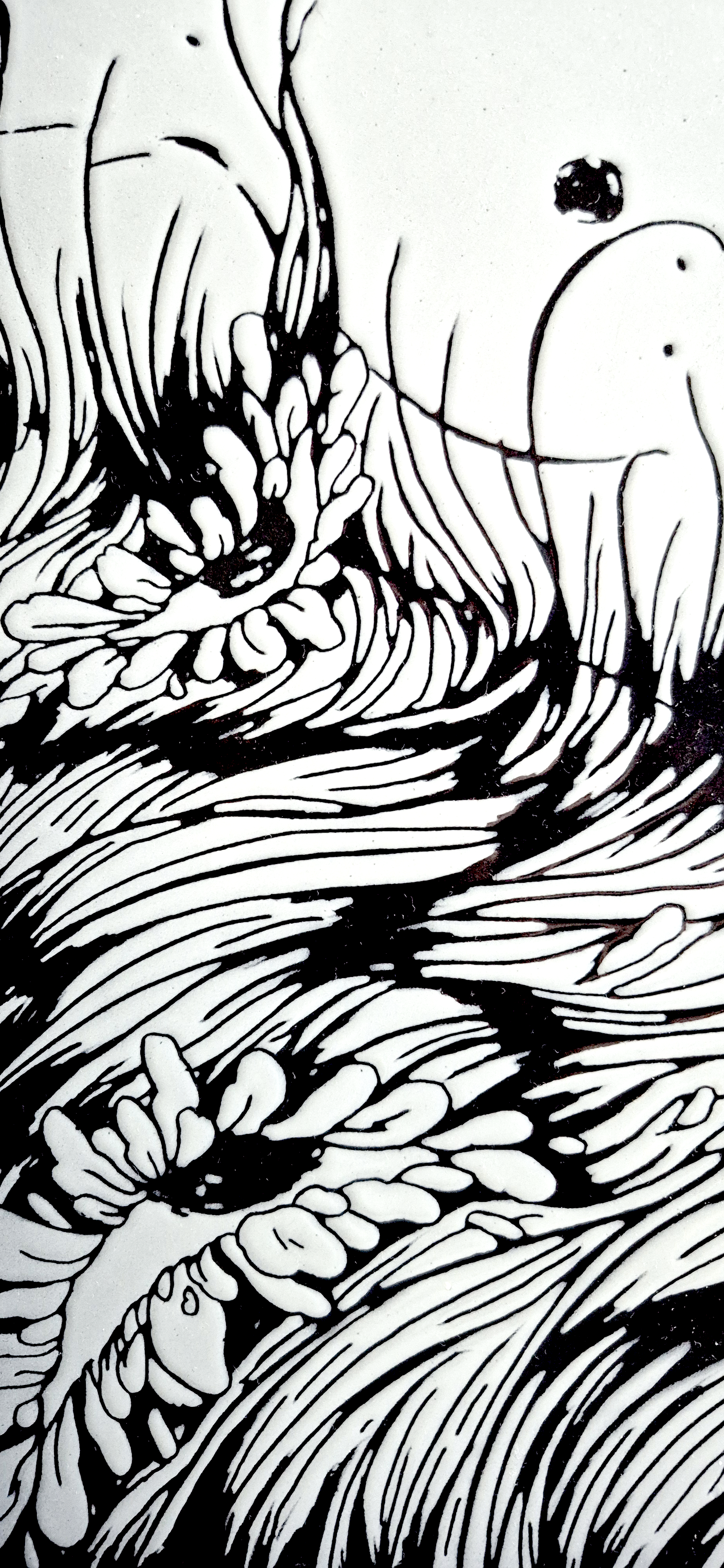 REVERIE II , 2025, Enamel Fine Art, Close Up 3, Dorota Kaustová