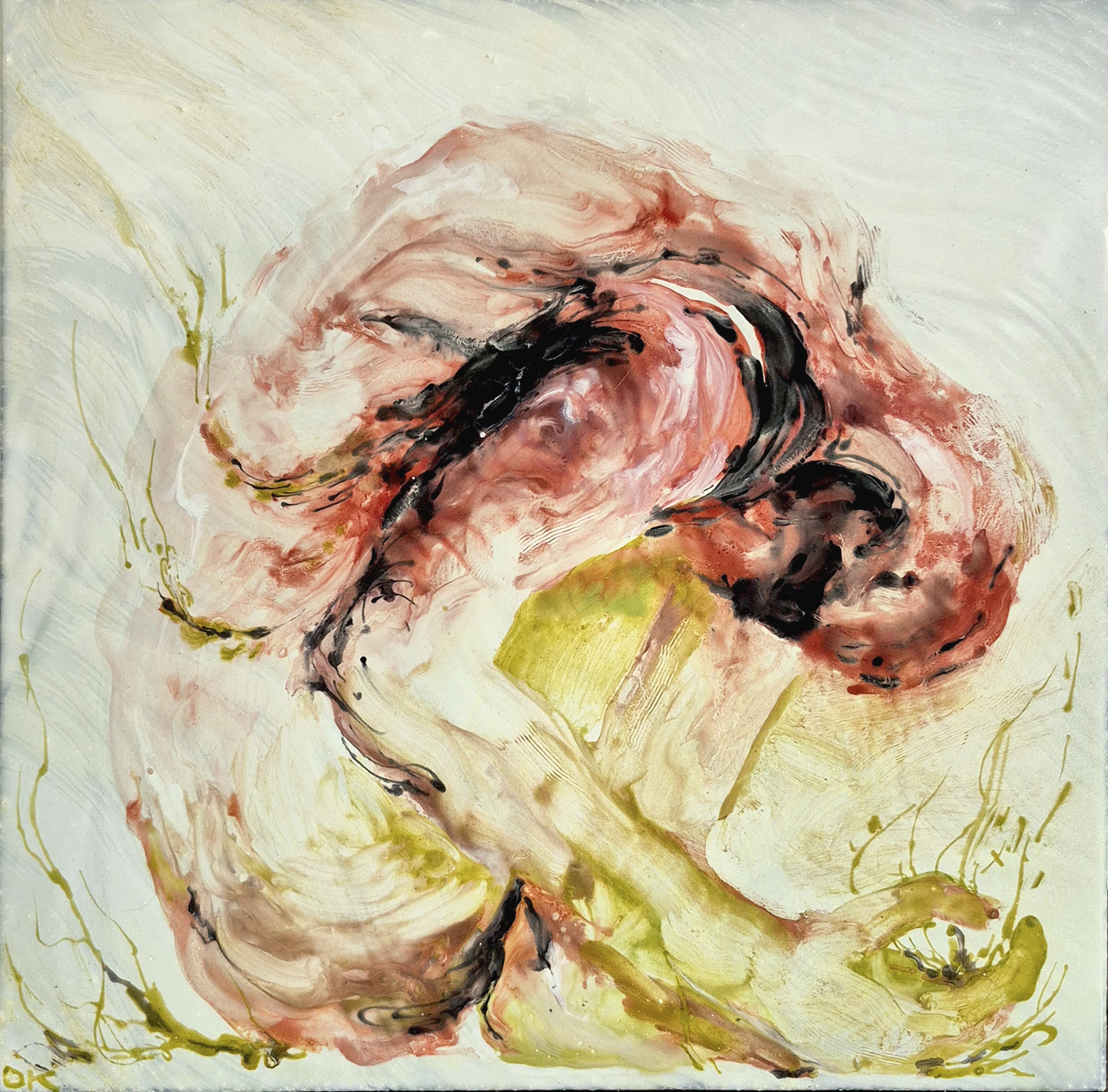 SEAR AND SPROUT 02,2026, ENAMEL FINE ART, Dorota Kaustova, available