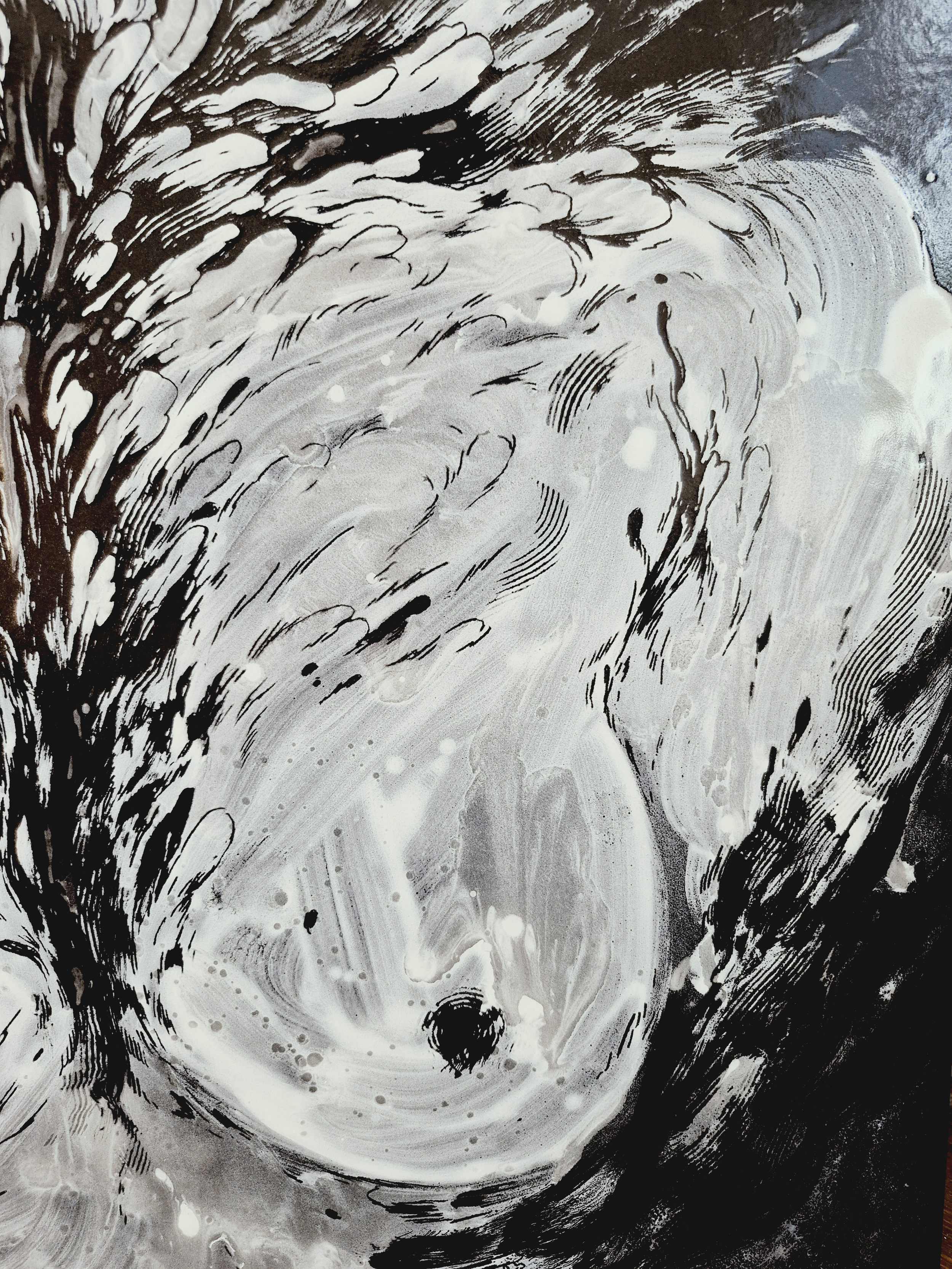 SPROUT,2026, Enamel Fine Art, Close up 3, Dorota Kaustová