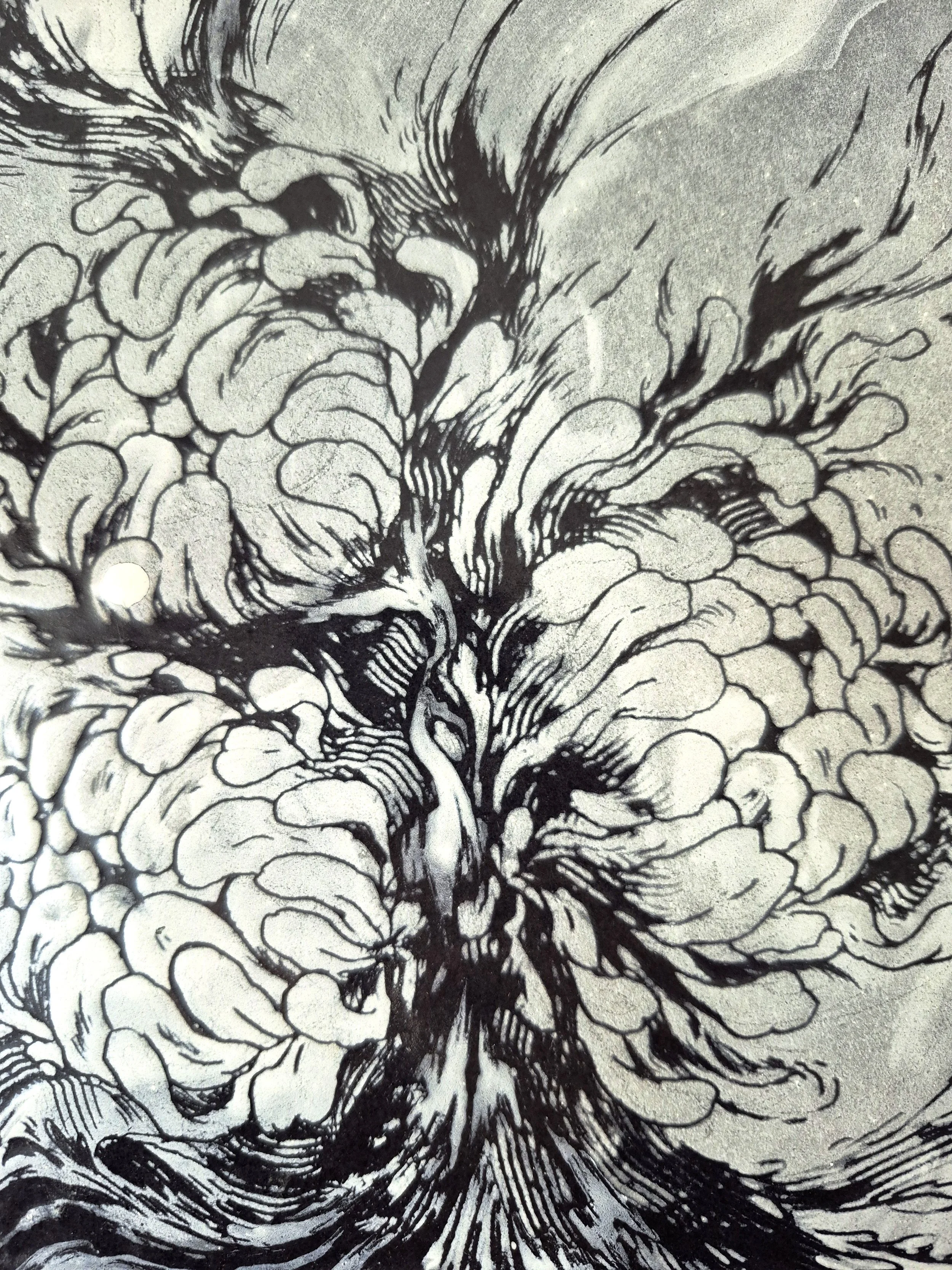 BOUQUET, 2025, Enamel Fine Art, Close up 3,  Dorota Kaustová