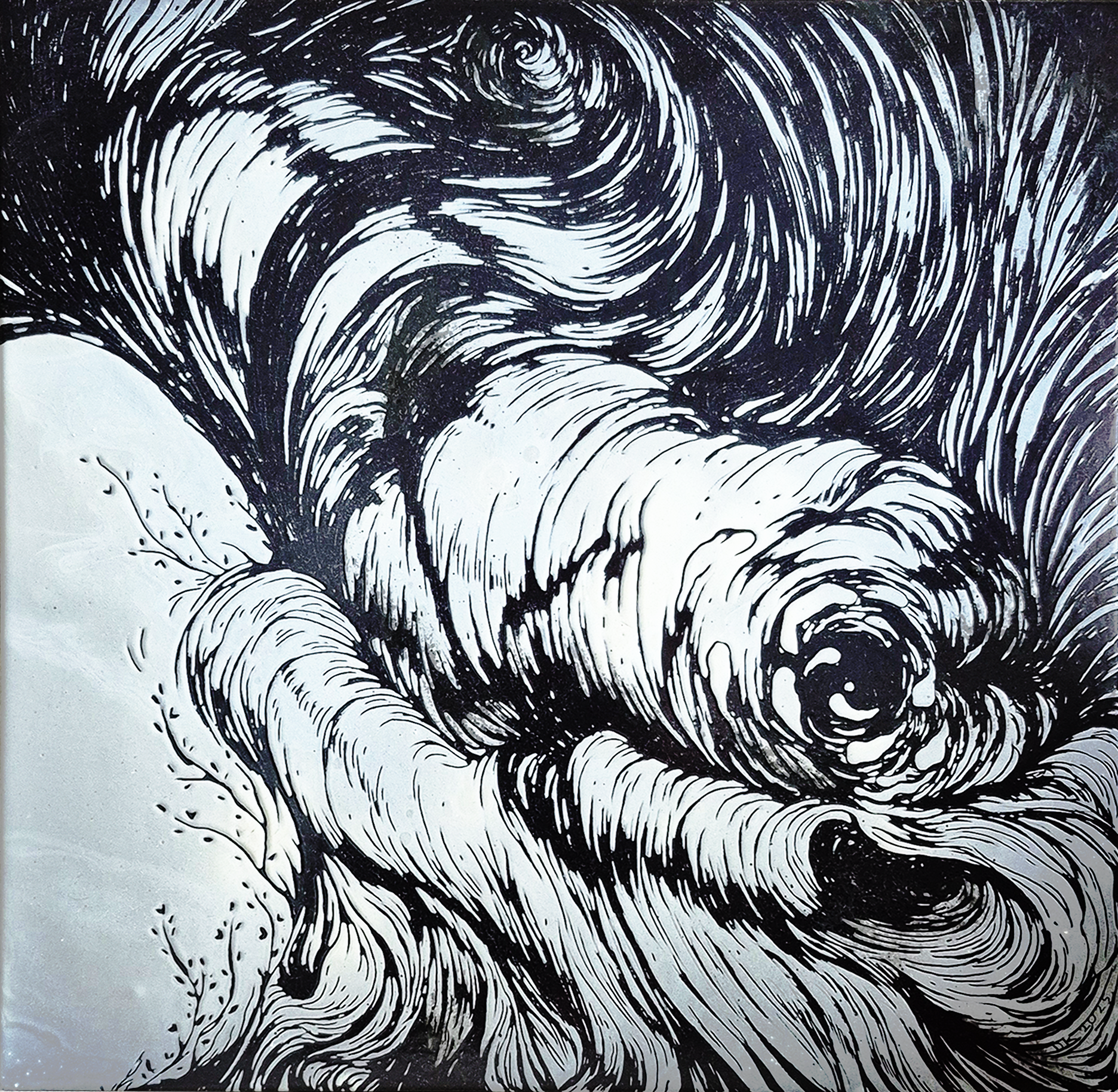 ABSORBED, 2025, Enamel Fine Art, Dorota Kaustová