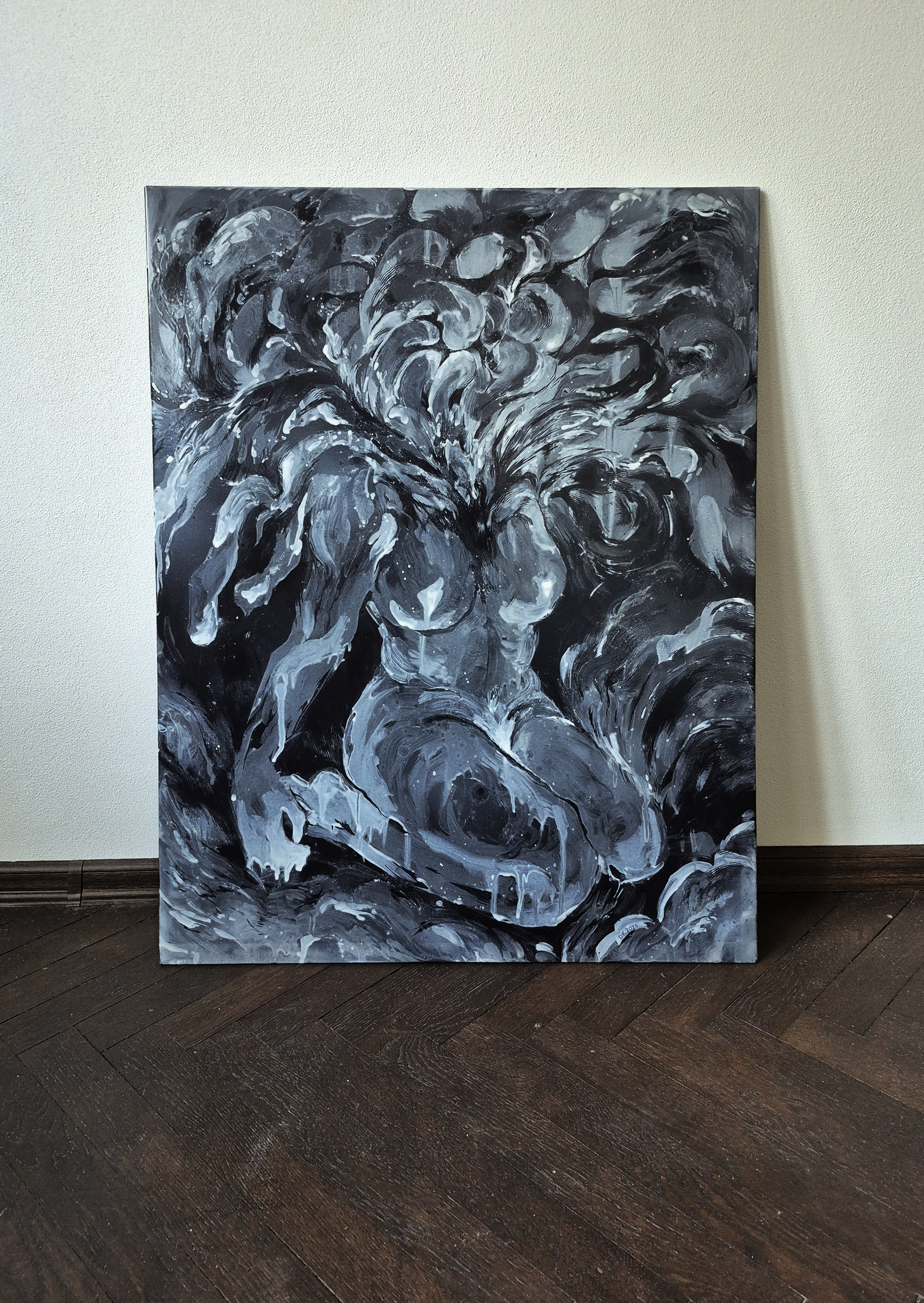 REGROW, 2025, Enamel Fine Art, Wall, Dorota Kaustová