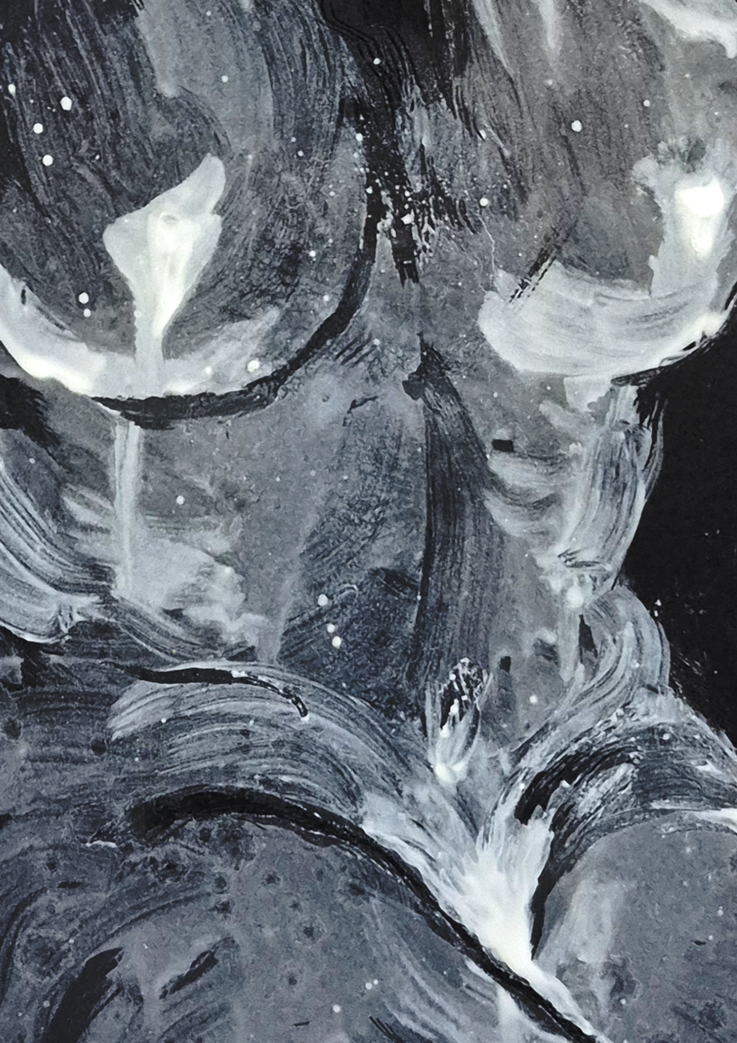 REGROW, 2025, Enamel Fine Art, Close up 4, Dorota Kaustová