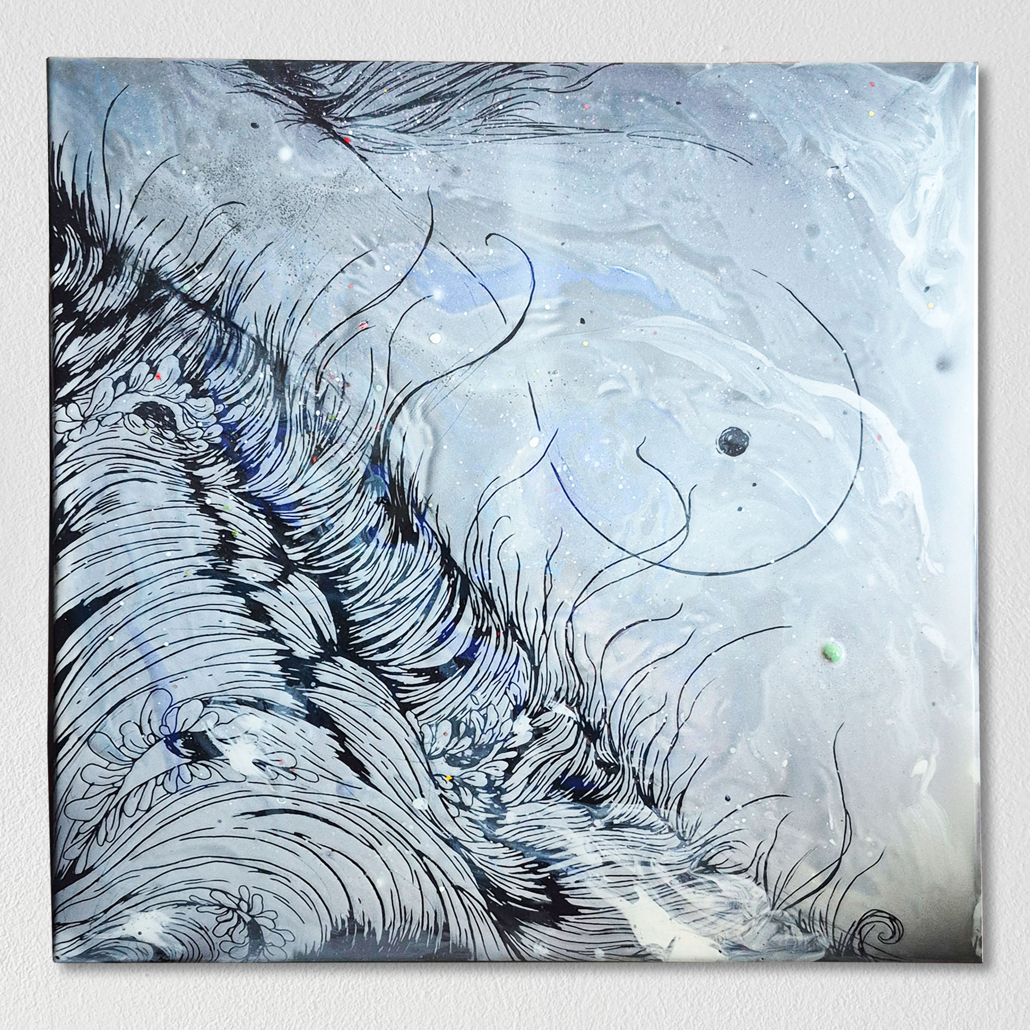 REVERIE I , 2025, Enamel Fine Art, On Wall, Dorota Kaustová