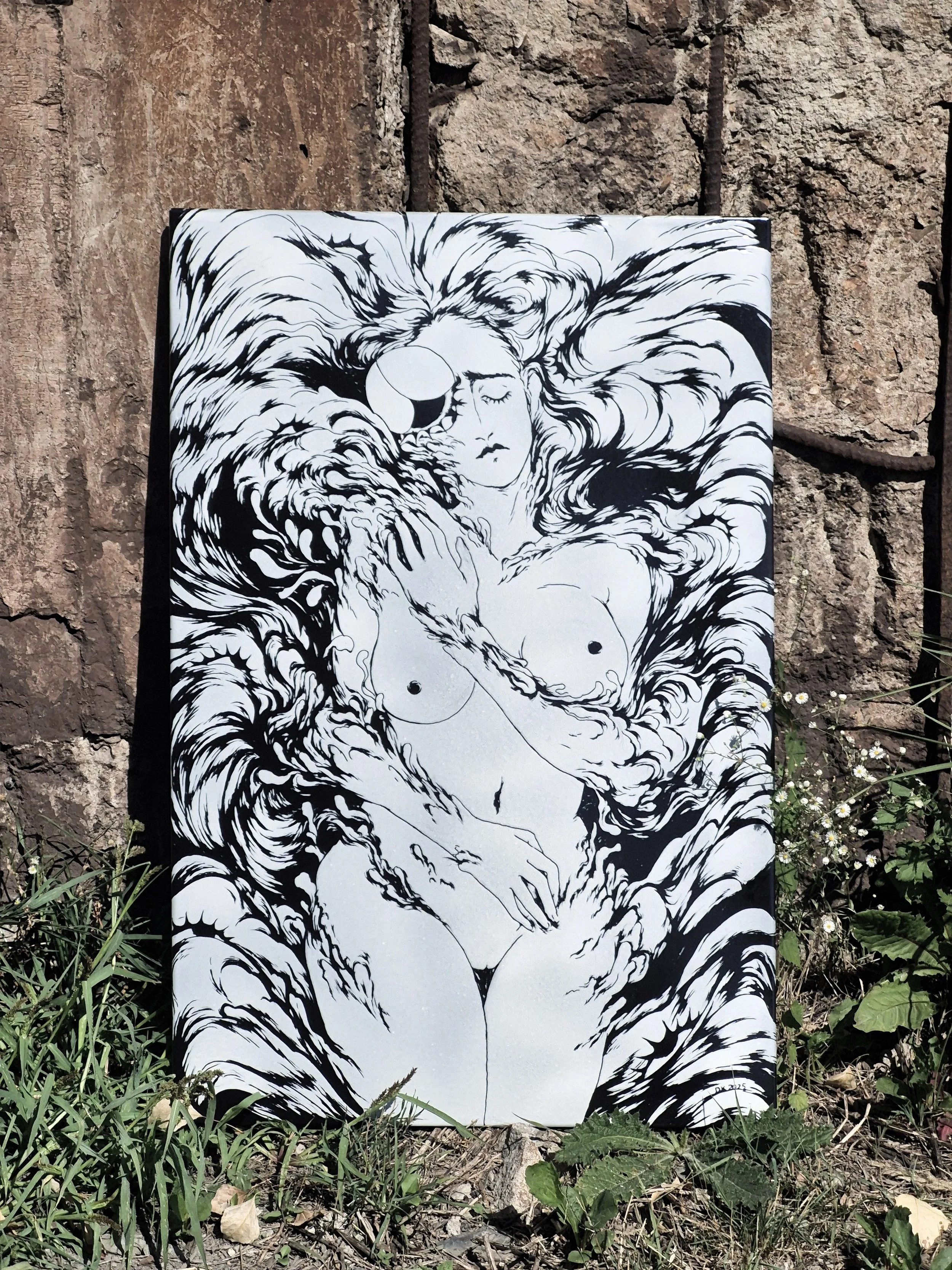 EVANESCENT, 2025, Enamel Fine Art, Dorota Kaustová