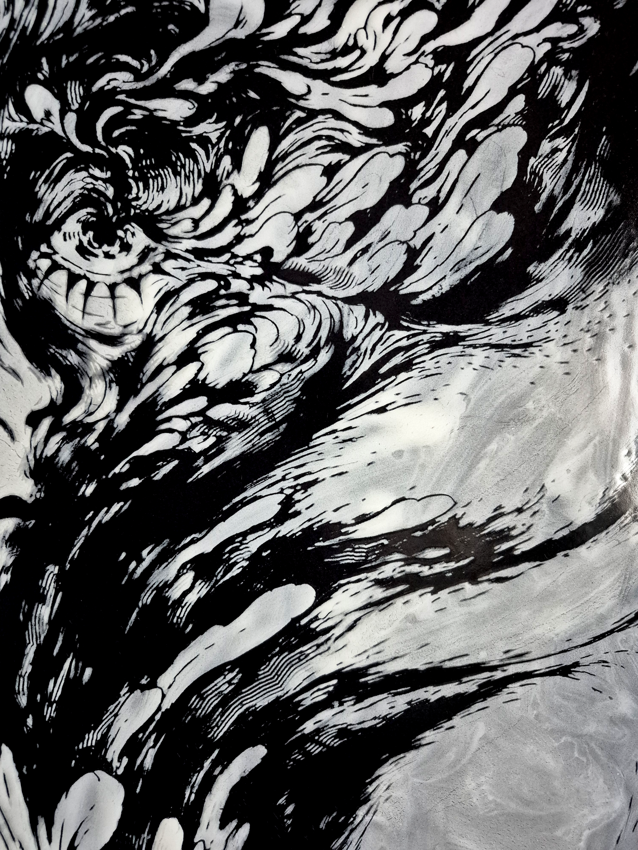 IMMOLATE,2026, FINE ART ENAMEL, CLOSE UP 7, DOROTA KAUSTOVÁ