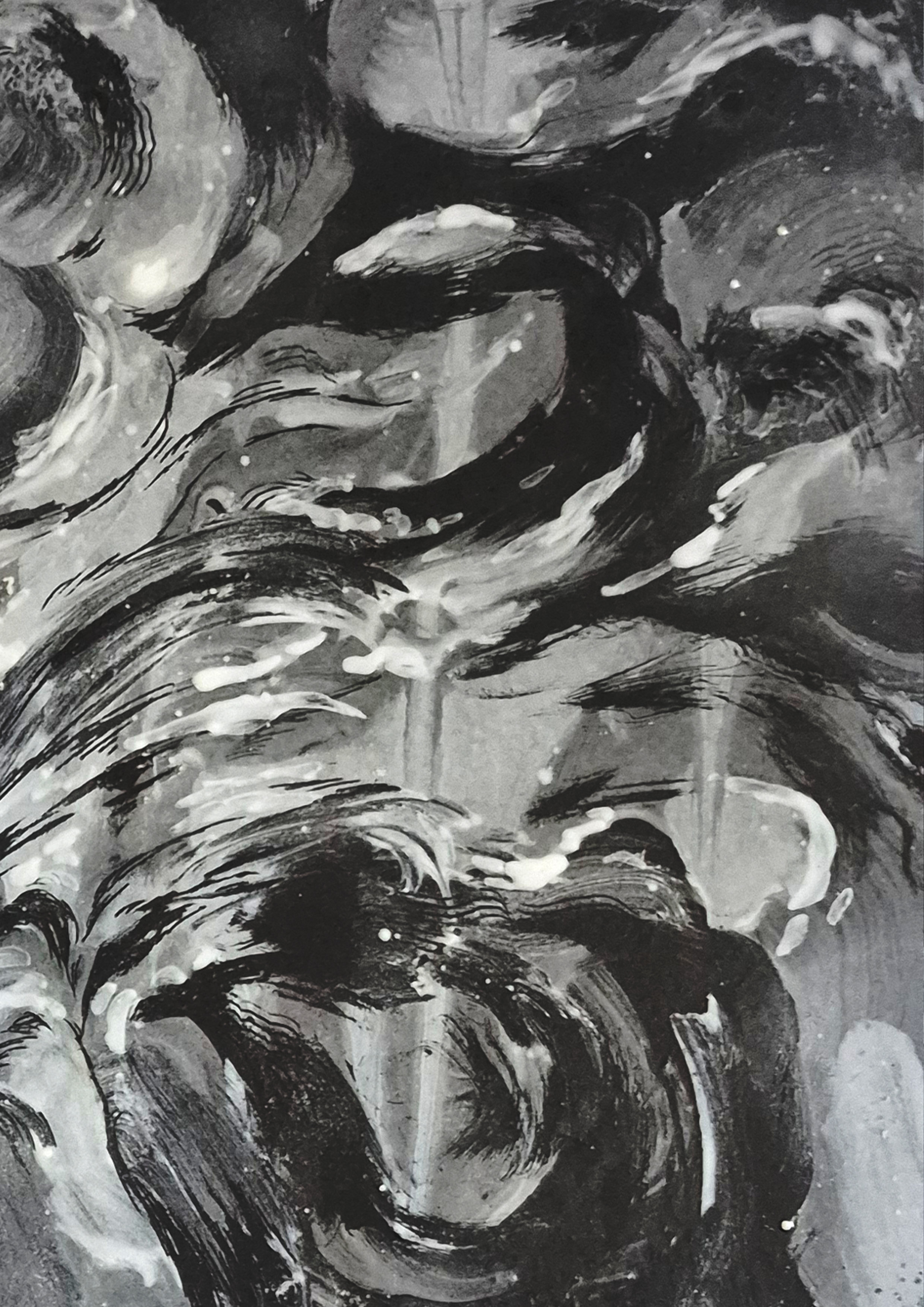 REGROW, 2025, Enamel Fine Art, Close up 5, Dorota Kaustová