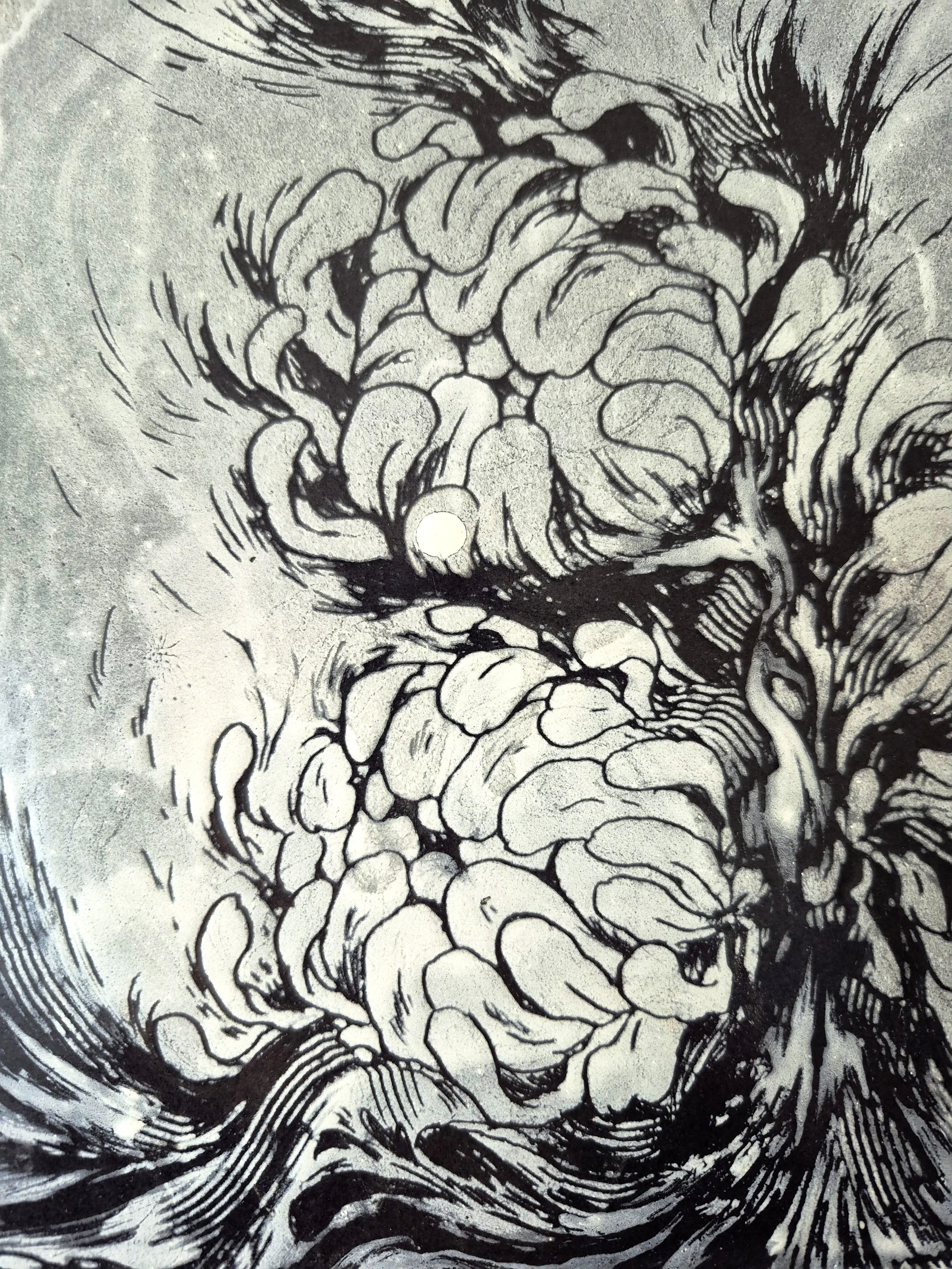BOUQUET, 2025, Enamel Fine Art, Close up 2,  Dorota Kaustová