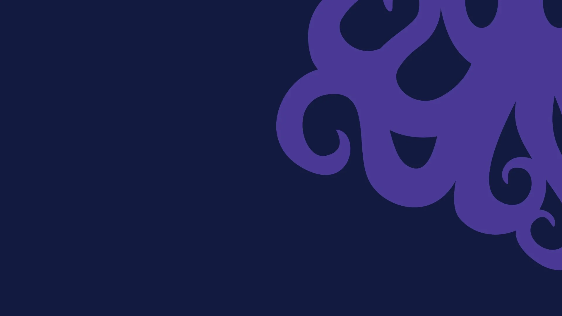 Purple Octopus Background