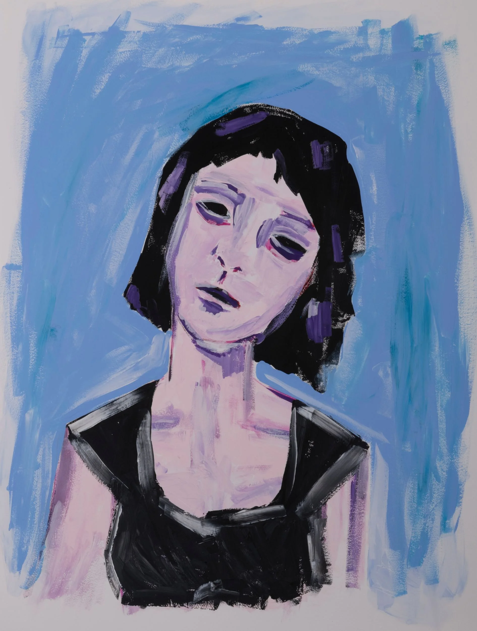 Überbleibsel - Acryl auf Papier