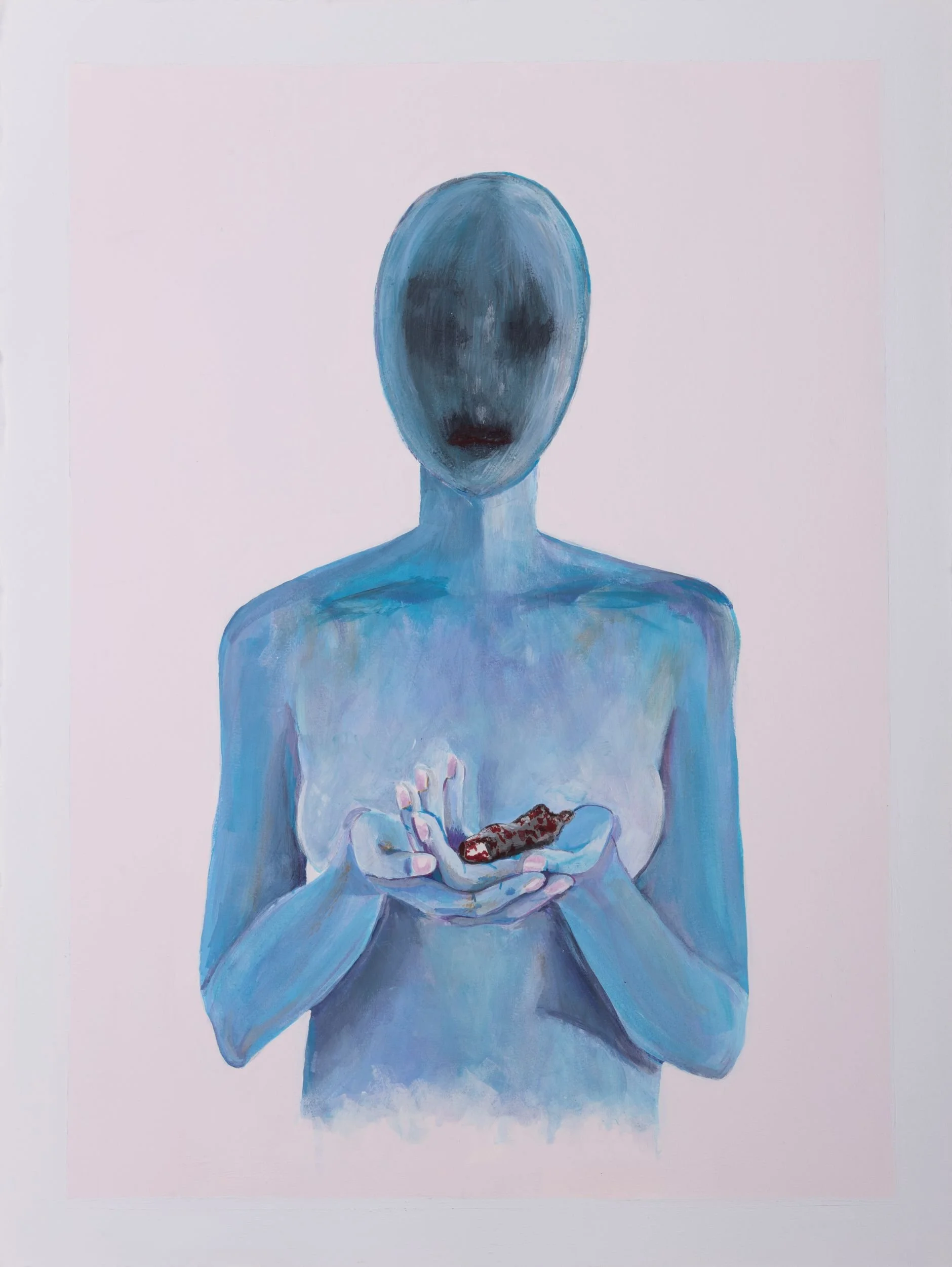 A gift - Acryl auf Papier