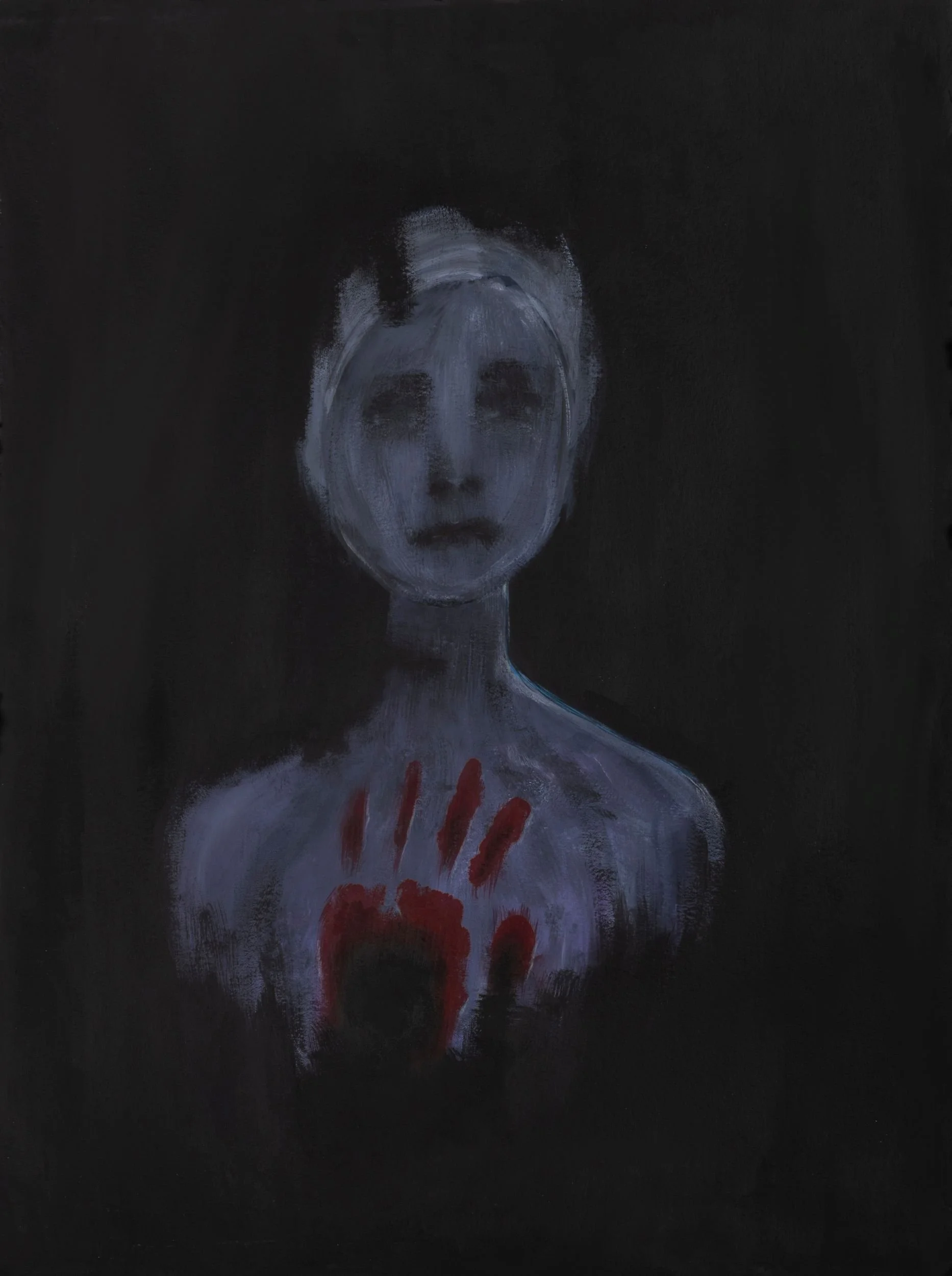 Ghostchild - Acryl auf Papier