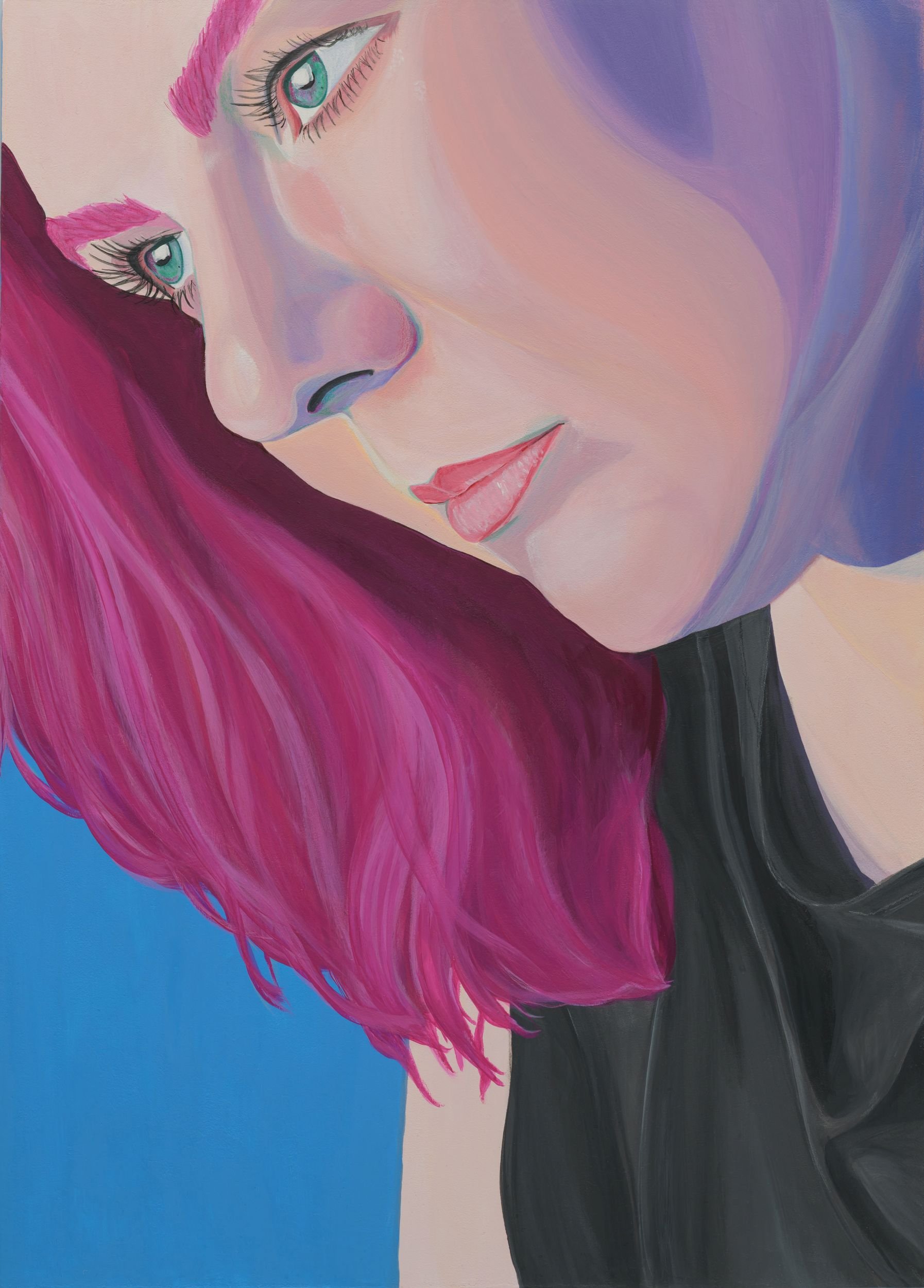 DU UND ICH 
50x70 cm
Acryl und Mischtechnik auf Holzpanel