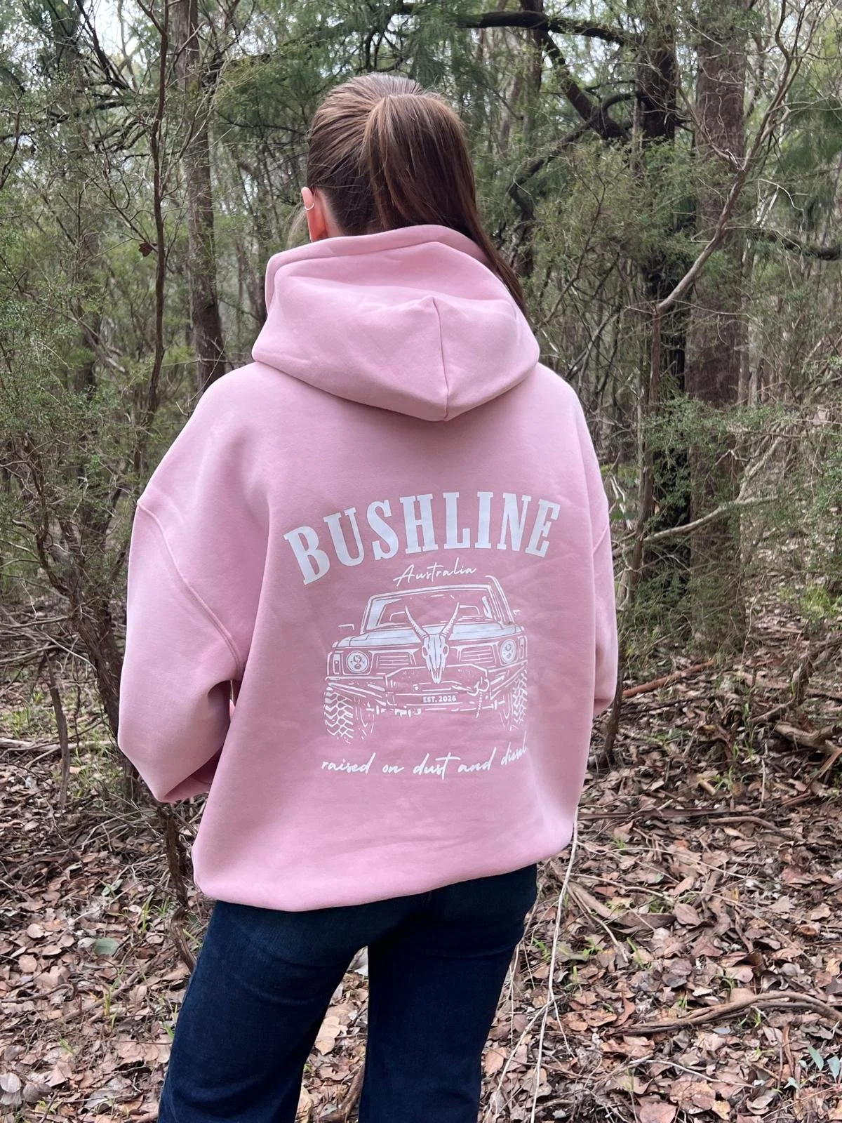 Dust & Diesel Hoodie Dusty Pink