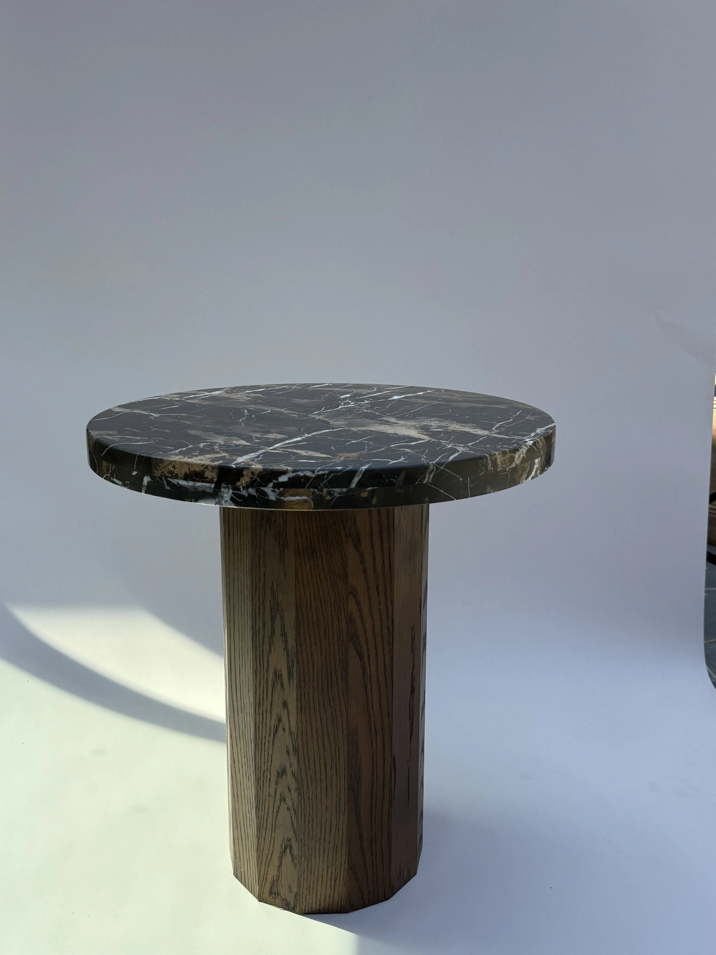 Nero Marble Side Table - The Squirrel