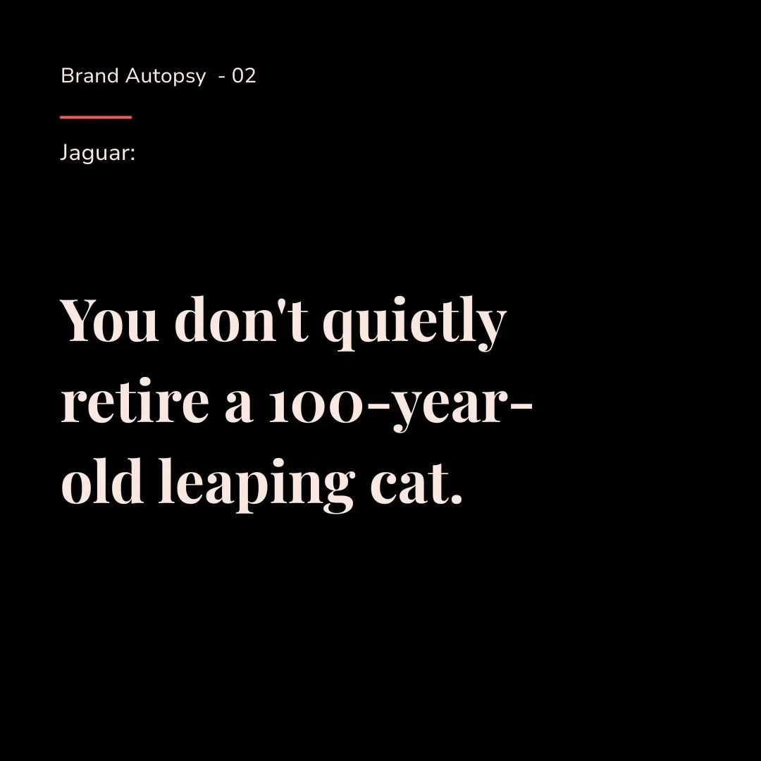 Brand Autopsy : Jaguar
